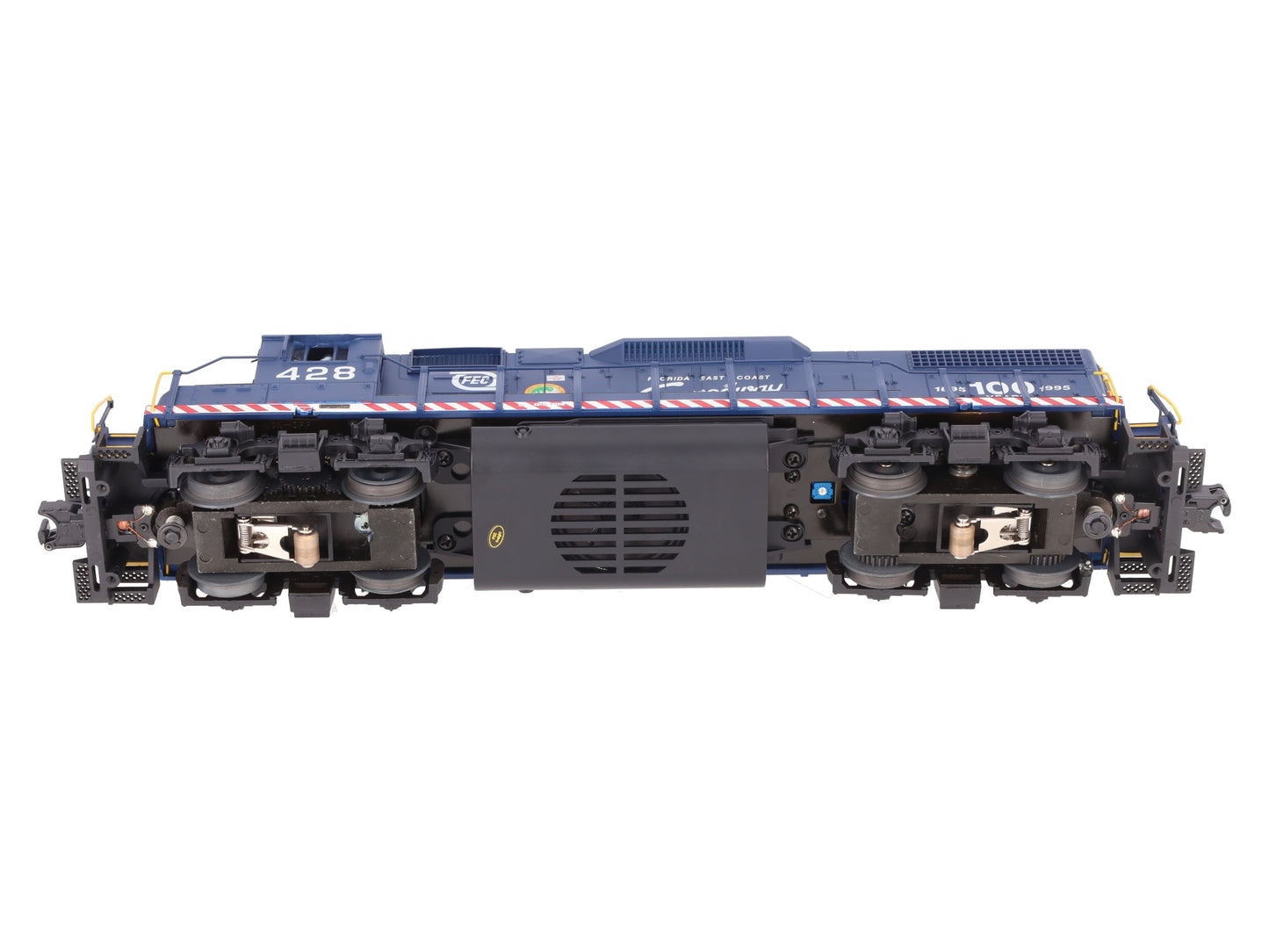 MTH 20-2253-1 O Gauge Florida East Coast GP38-2 Diesel Engine w/PS2 #428 EX/Box