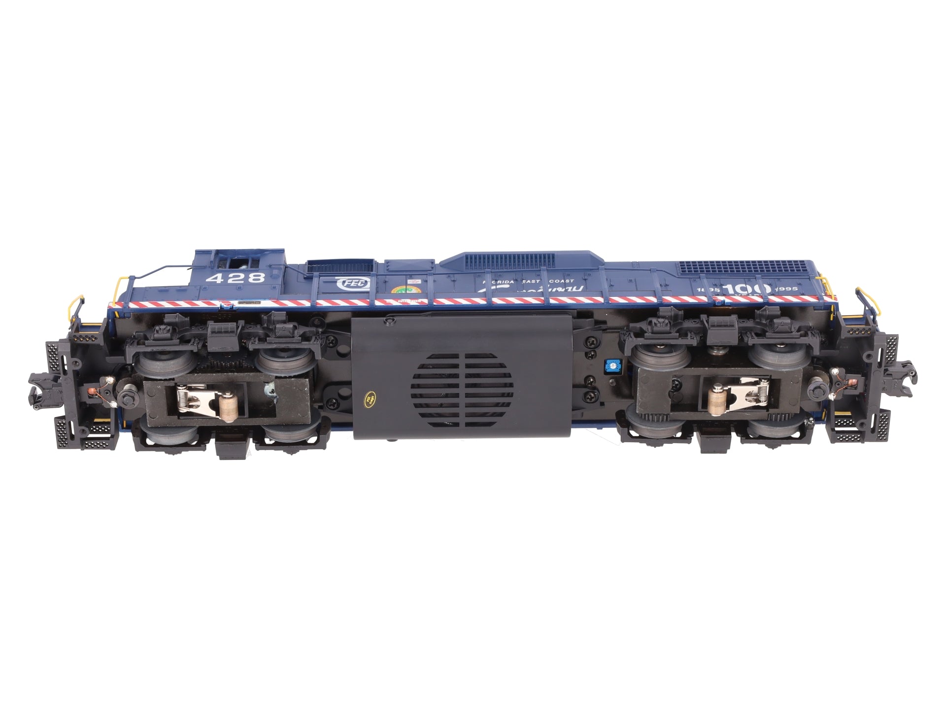 MTH 20-2253-1 O Gauge Florida East Coast GP38-2 Diesel Engine w/PS2 #428 EX/Box