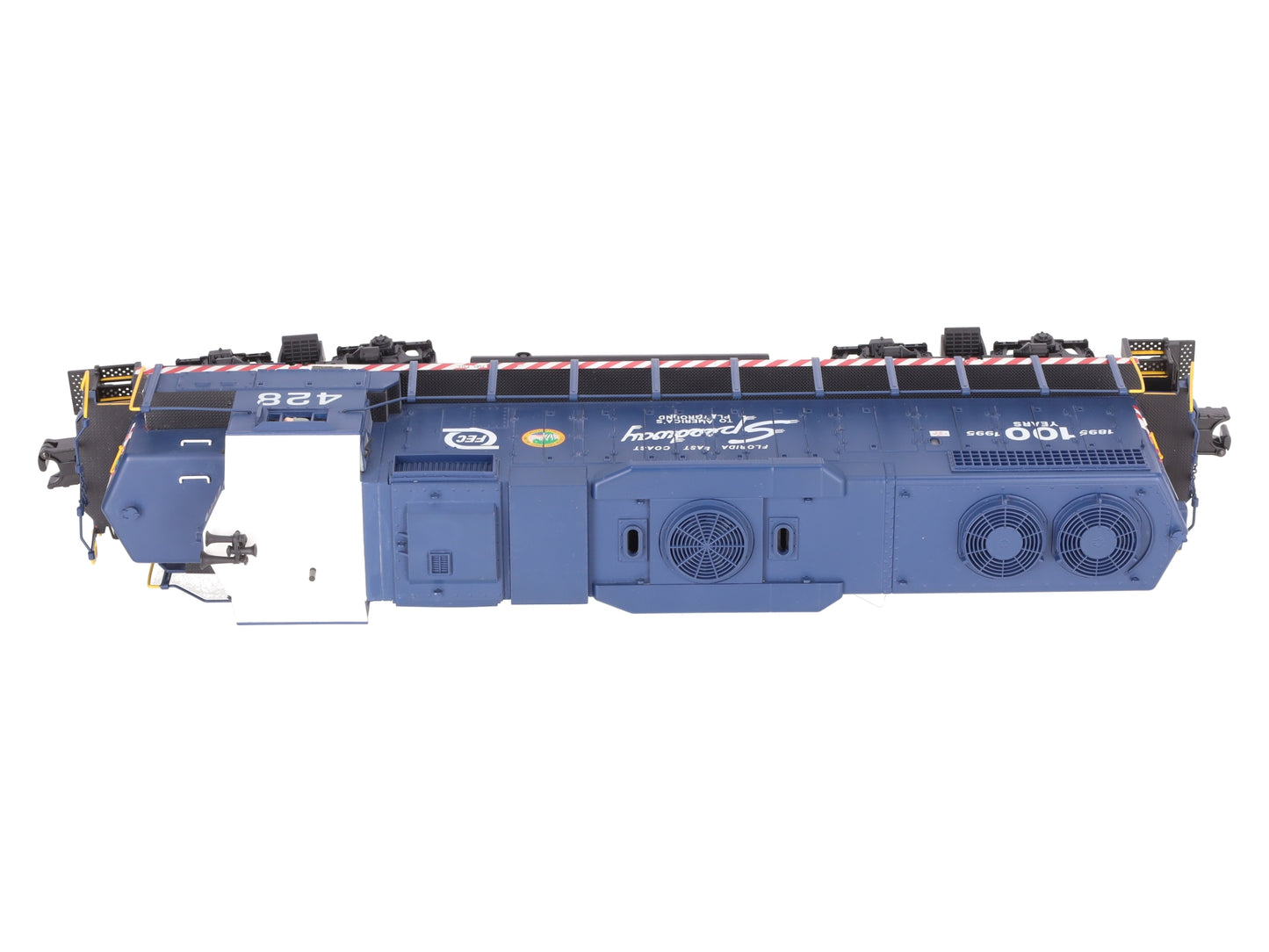 MTH 20-2253-1 O Gauge Florida East Coast GP38-2 Diesel Engine w/PS2 #428 EX/Box