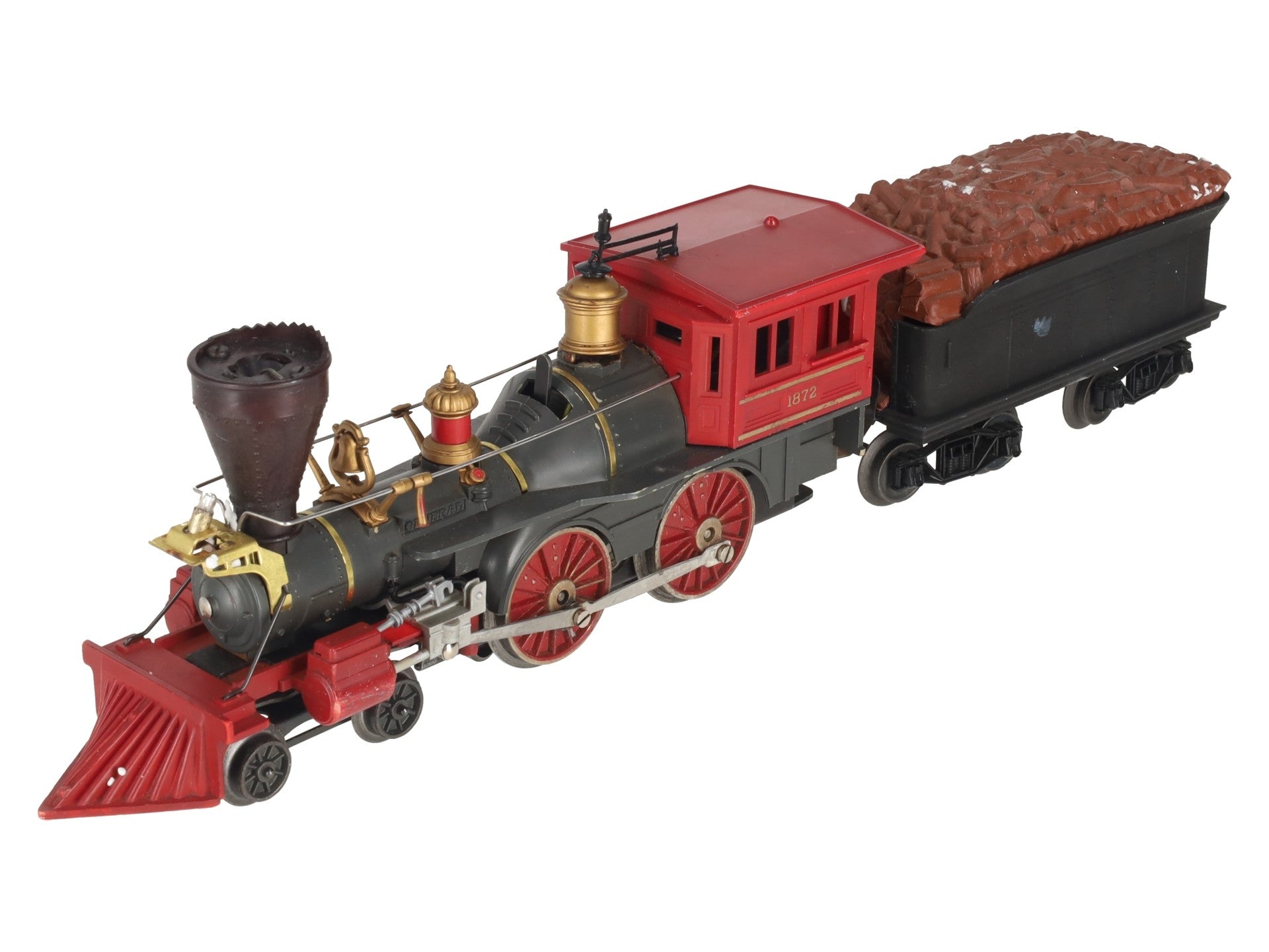 Lionel 1872 Vintage O General 4-4-0 Steam Locomotive & Tender VG