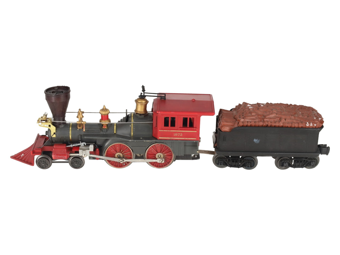 Lionel 1872 Vintage O General 4-4-0 Steam Locomotive & Tender VG