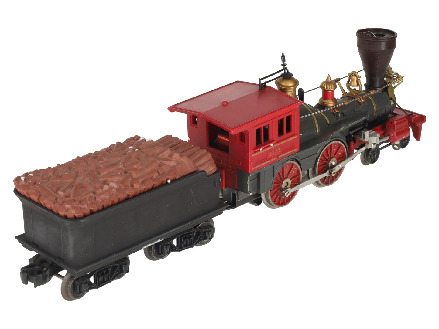 Lionel 1872 Vintage O General 4-4-0 Steam Locomotive & Tender VG