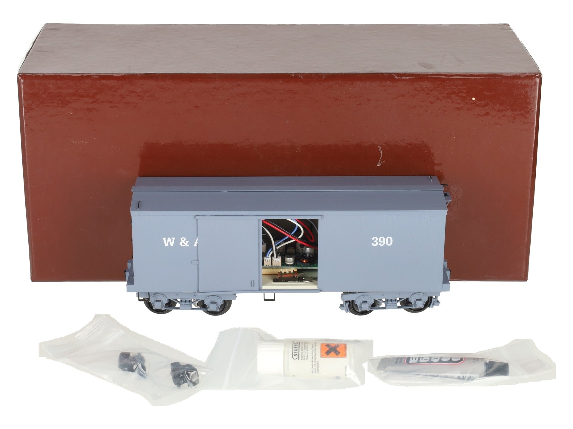 SMR Trains 192 BRASS 1862 Western & Atlantic Railroad 32' Wood Boxcar LN/Box