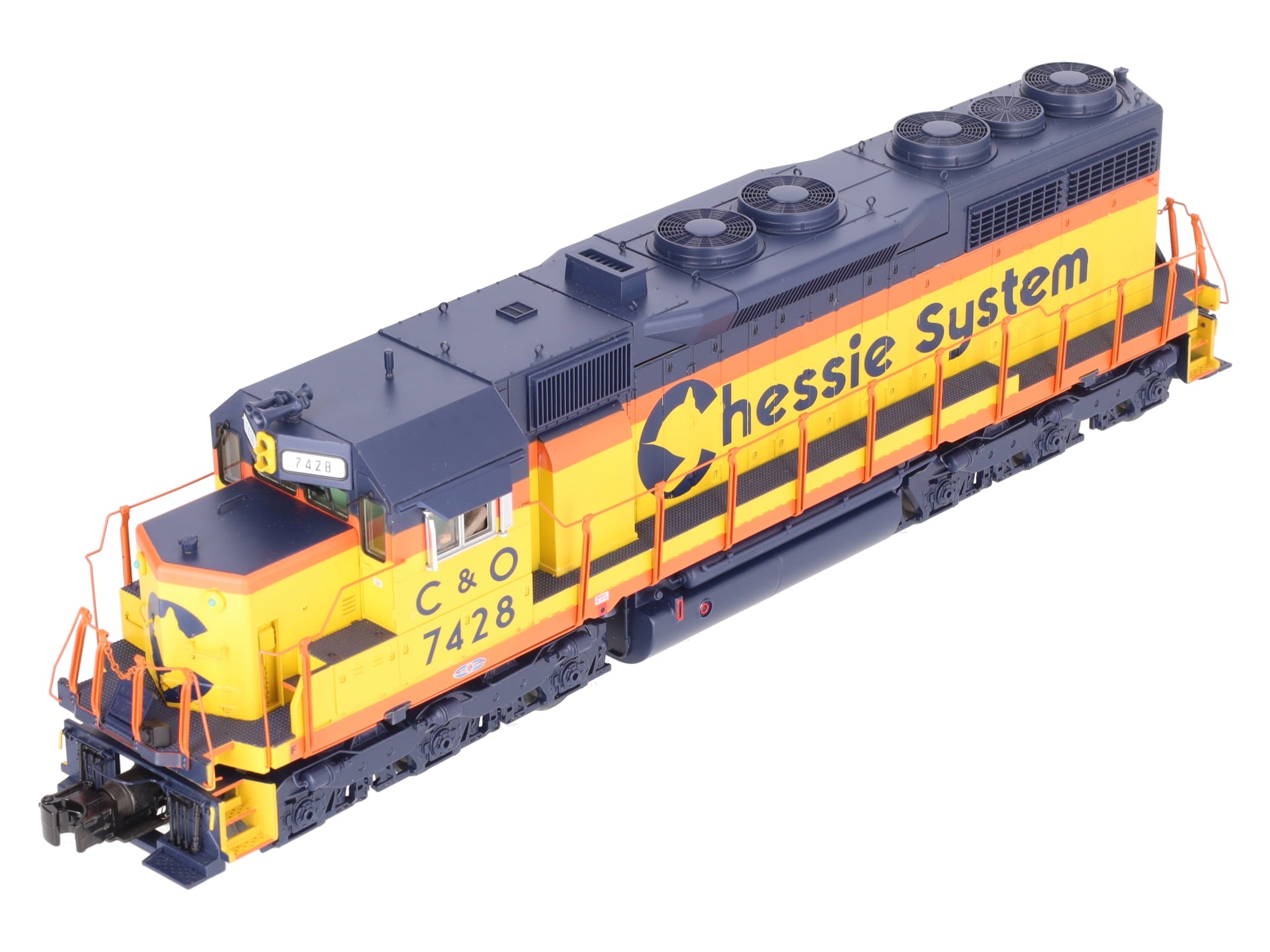 MTH 20-20542-1 O Gauge Chessie SD-35 Diesel Engine #7428 w/PS3 EX/Box