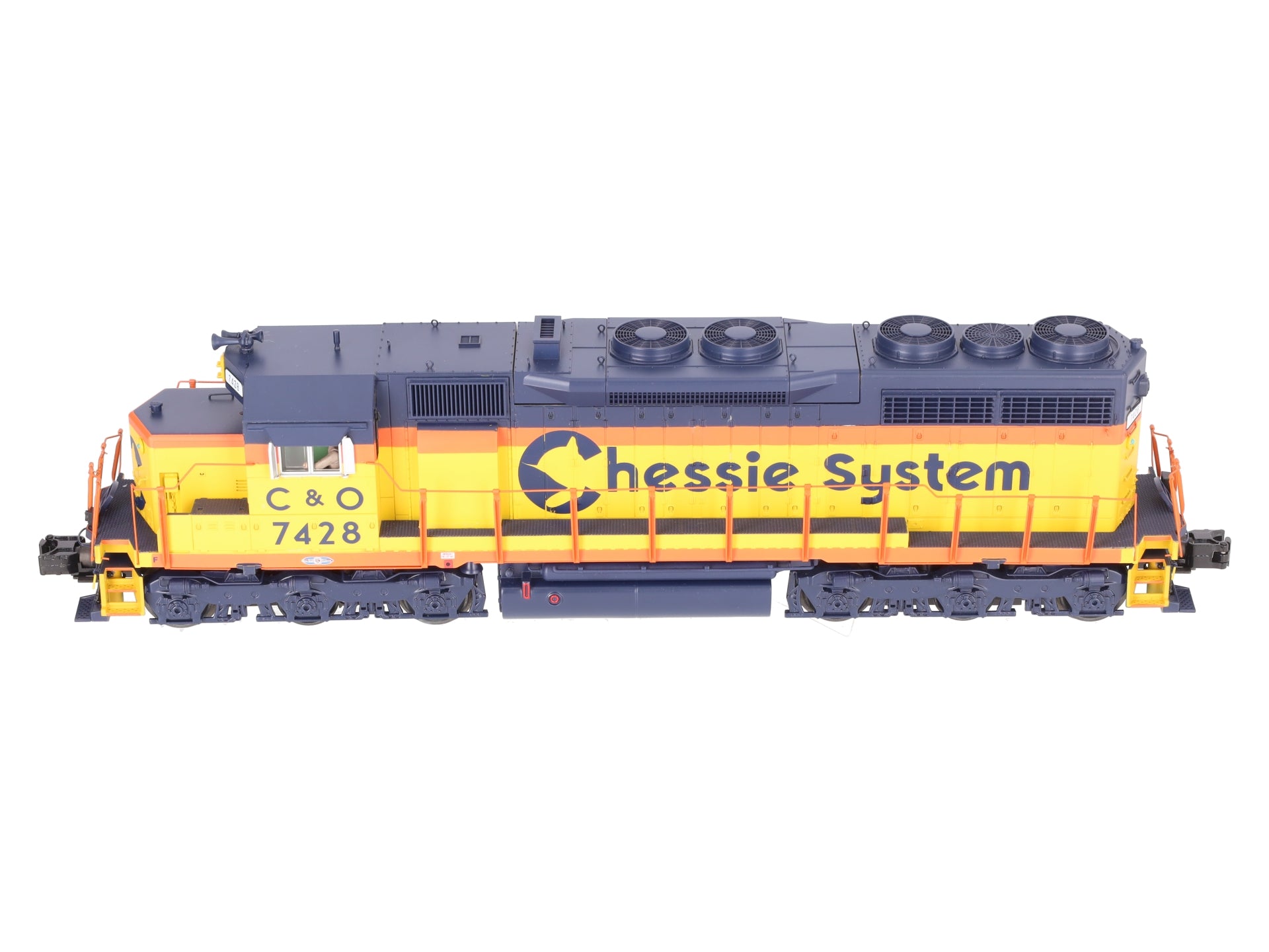 MTH 20-20542-1 O Gauge Chessie SD-35 Diesel Engine #7428 w/PS3 EX/Box