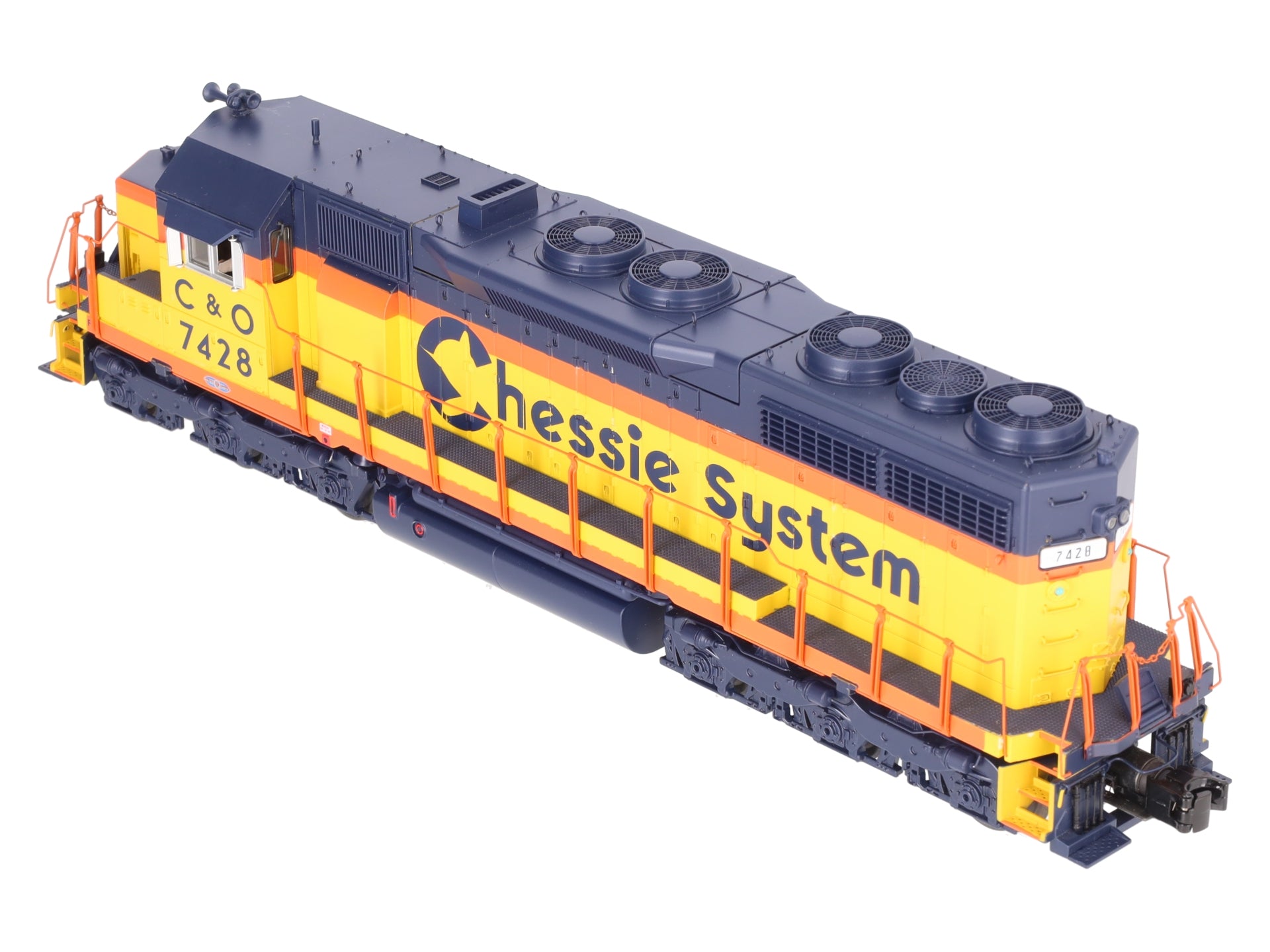 MTH 20-20542-1 O Gauge Chessie SD-35 Diesel Engine #7428 w/PS3 EX/Box
