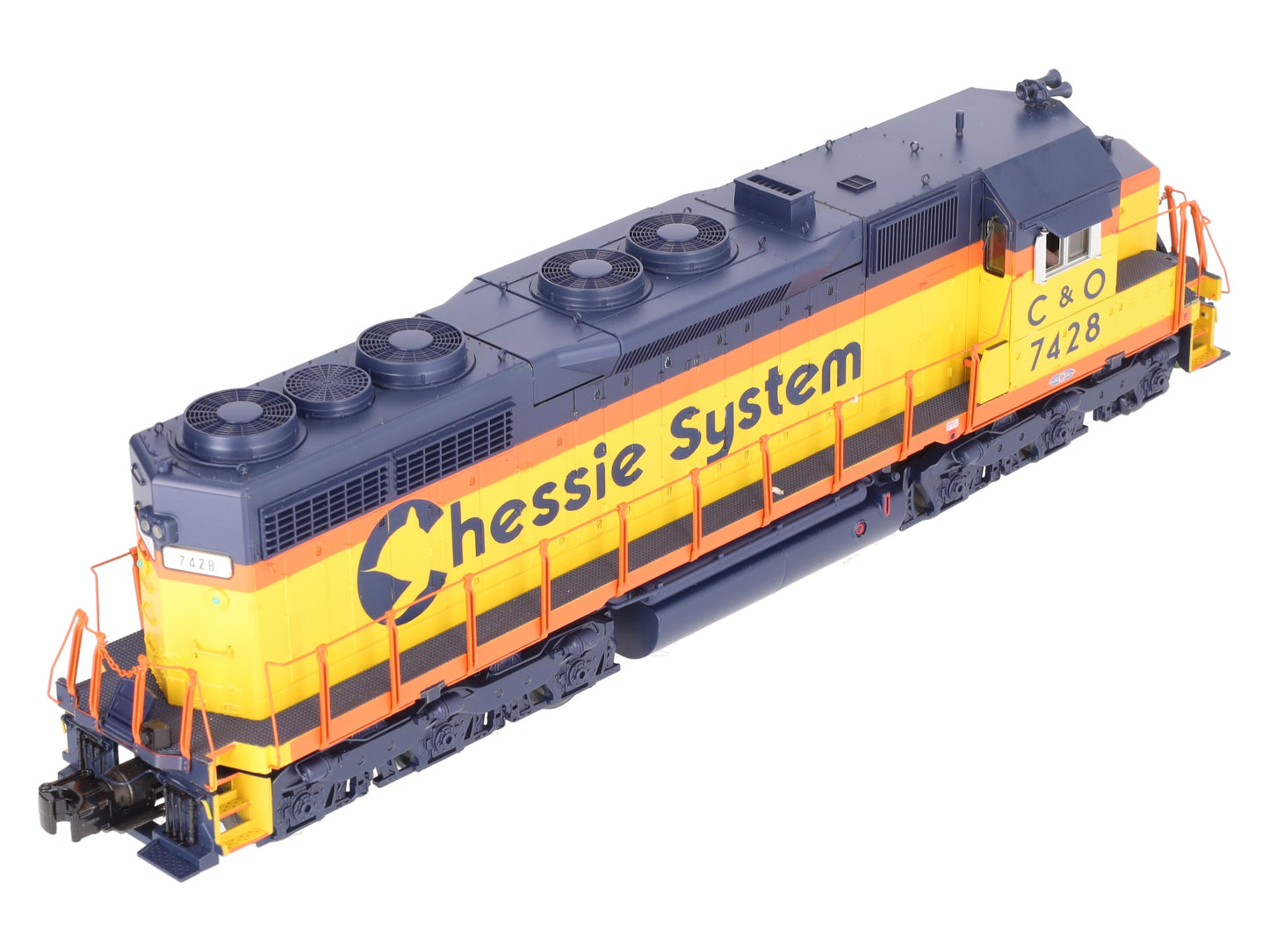 MTH 20-20542-1 O Gauge Chessie SD-35 Diesel Engine #7428 w/PS3 EX/Box