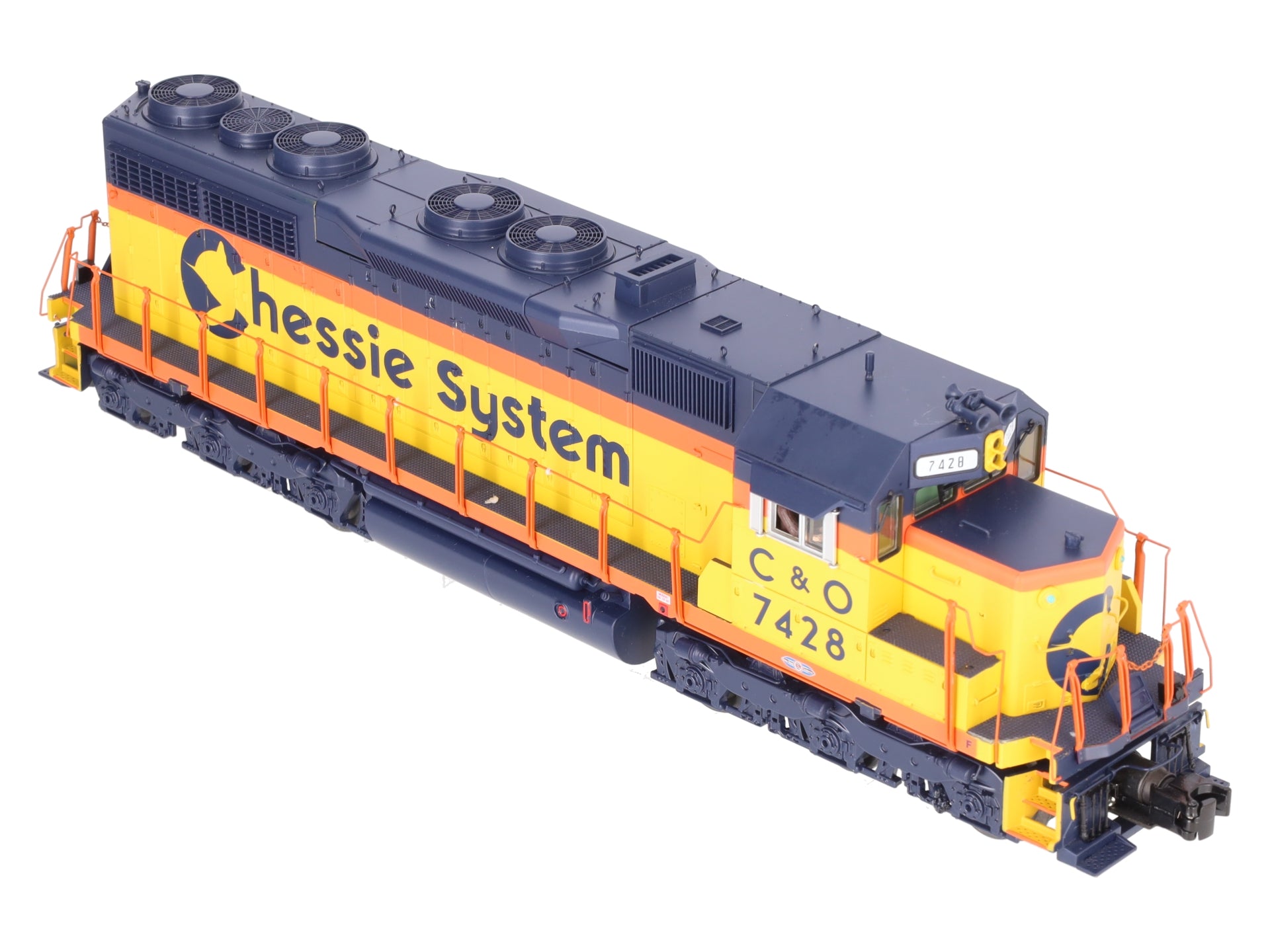 MTH 20-20542-1 O Gauge Chessie SD-35 Diesel Engine #7428 w/PS3 EX/Box