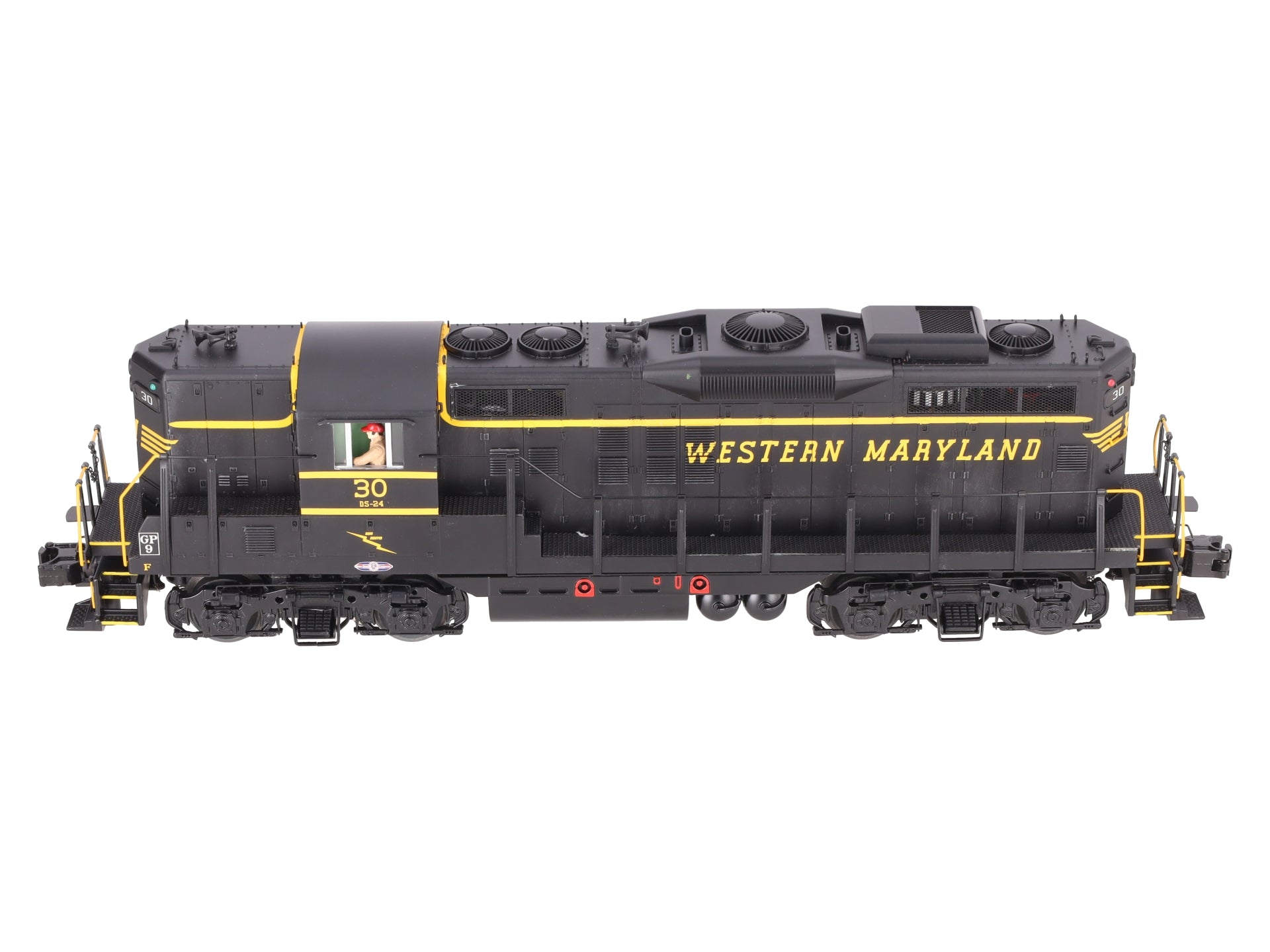 MTH 20-20205-1 O Gauge Western Maryland GP9 Diesel Engine w/PS3 #30 LN/Box