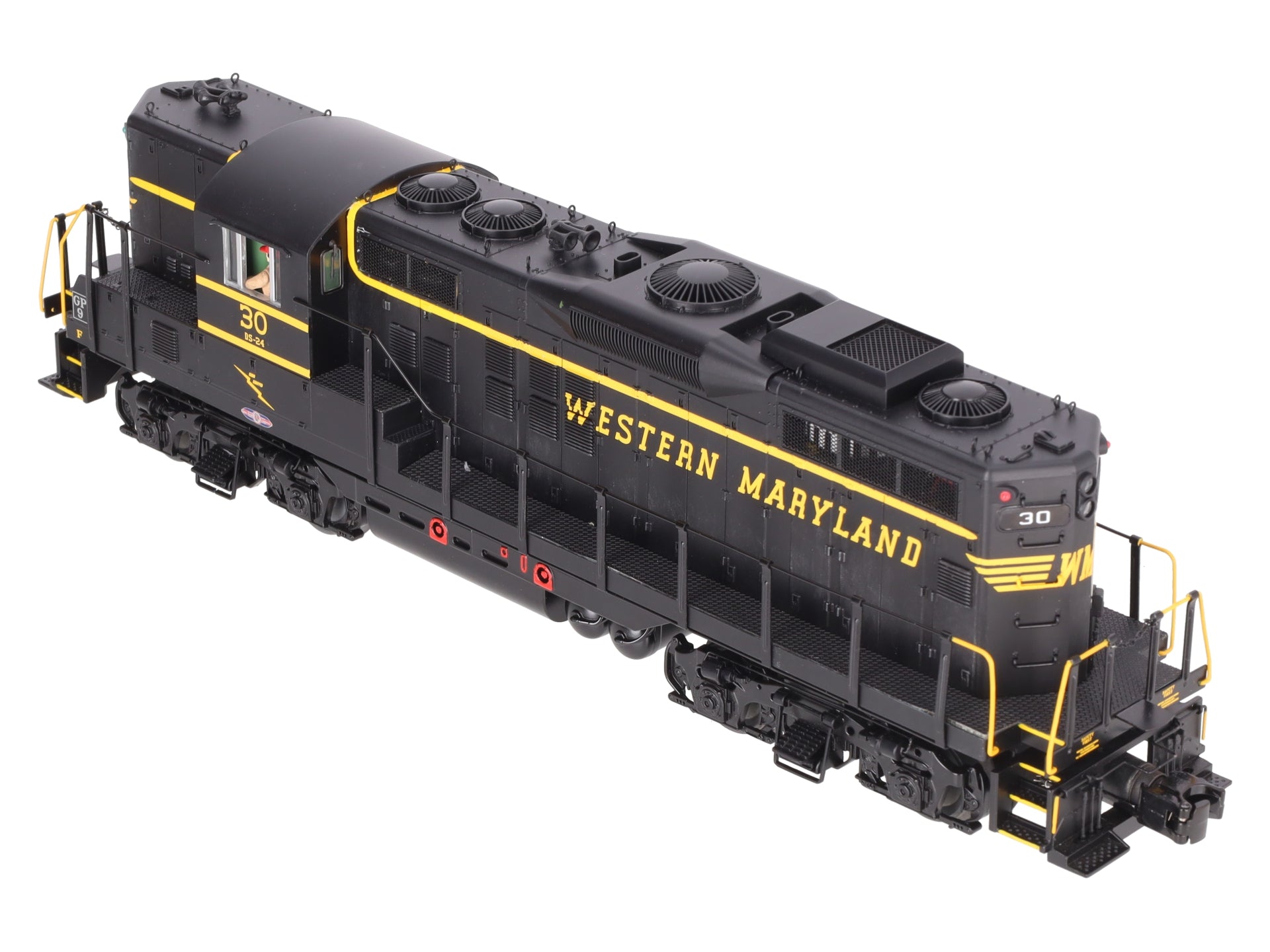 MTH 20-20205-1 O Gauge Western Maryland GP9 Diesel Engine w/PS3 #30 LN/Box