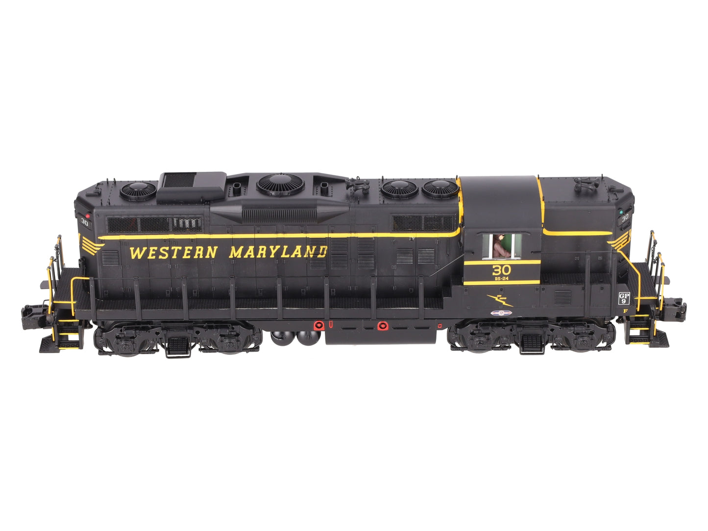 MTH 20-20205-1 O Gauge Western Maryland GP9 Diesel Engine w/PS3 #30 LN/Box