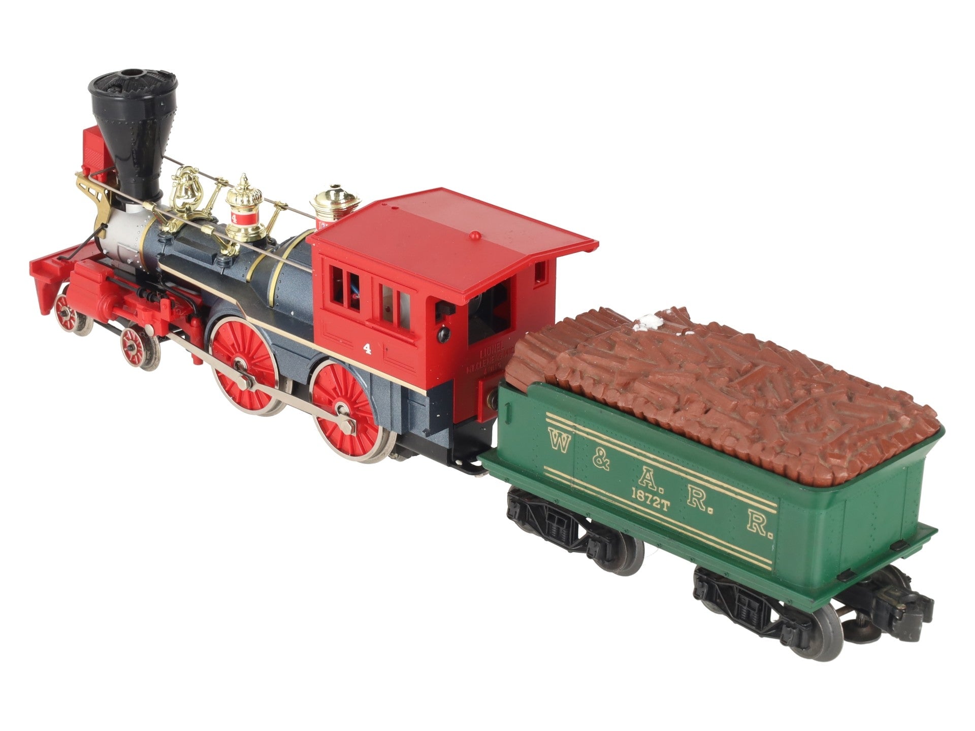 Lionel 6-18008 O Gauge Disneyland 4-4-0 Steam Locomotive & Tender #4 EX