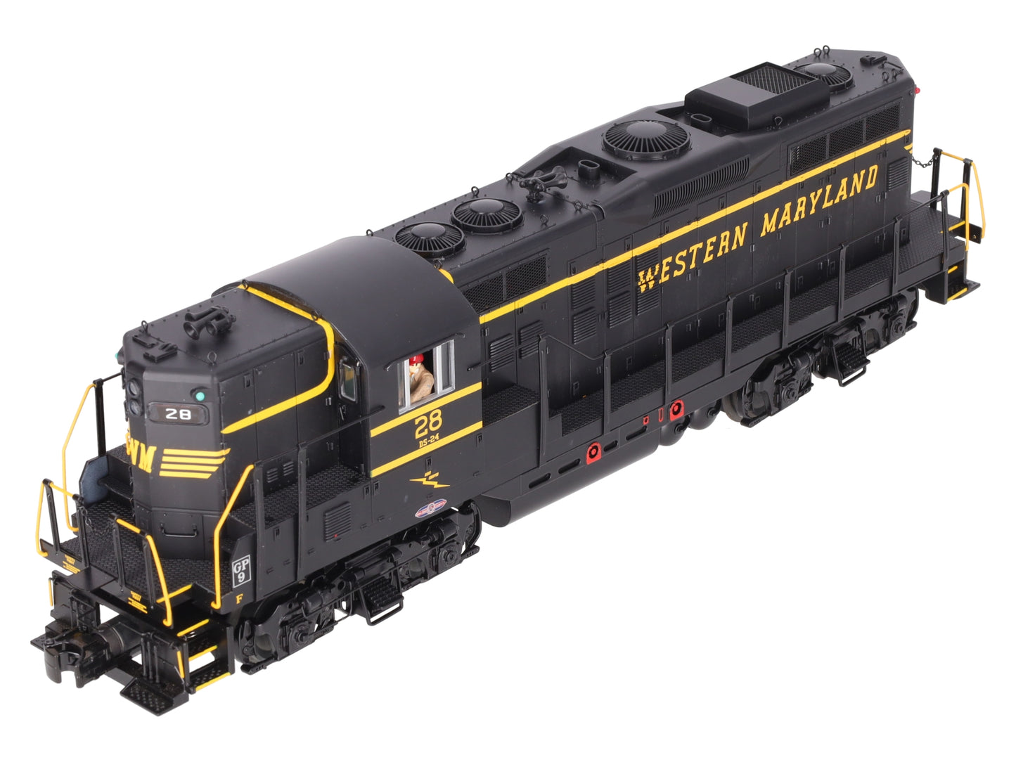 MTH 20-20205-1 O Gauge Western Maryland GP9 Diesel Engine w/PS3 #28