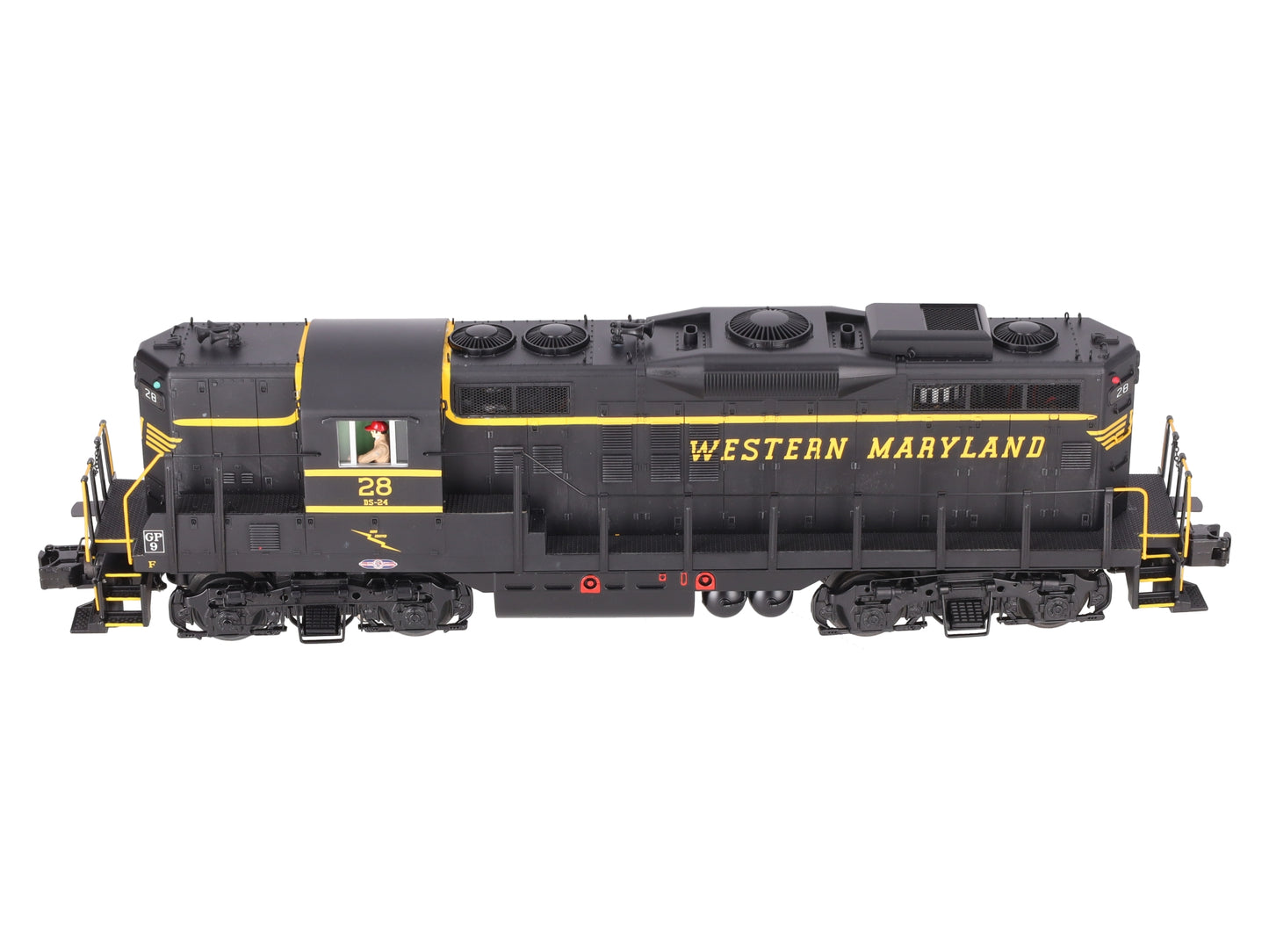 MTH 20-20205-1 O Gauge Western Maryland GP9 Diesel Engine w/PS3 #28