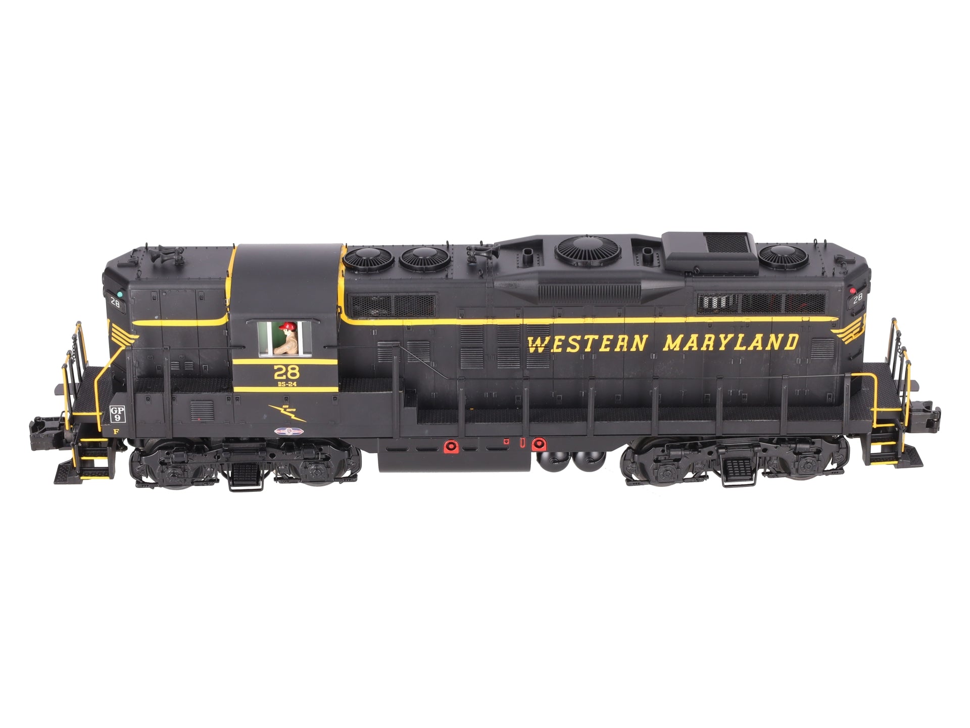 MTH 20-20205-1 O Gauge Western Maryland GP9 Diesel Engine w/PS3 #28