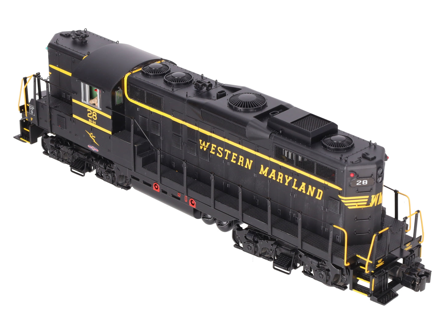 MTH 20-20205-1 O Gauge Western Maryland GP9 Diesel Engine w/PS3 #28