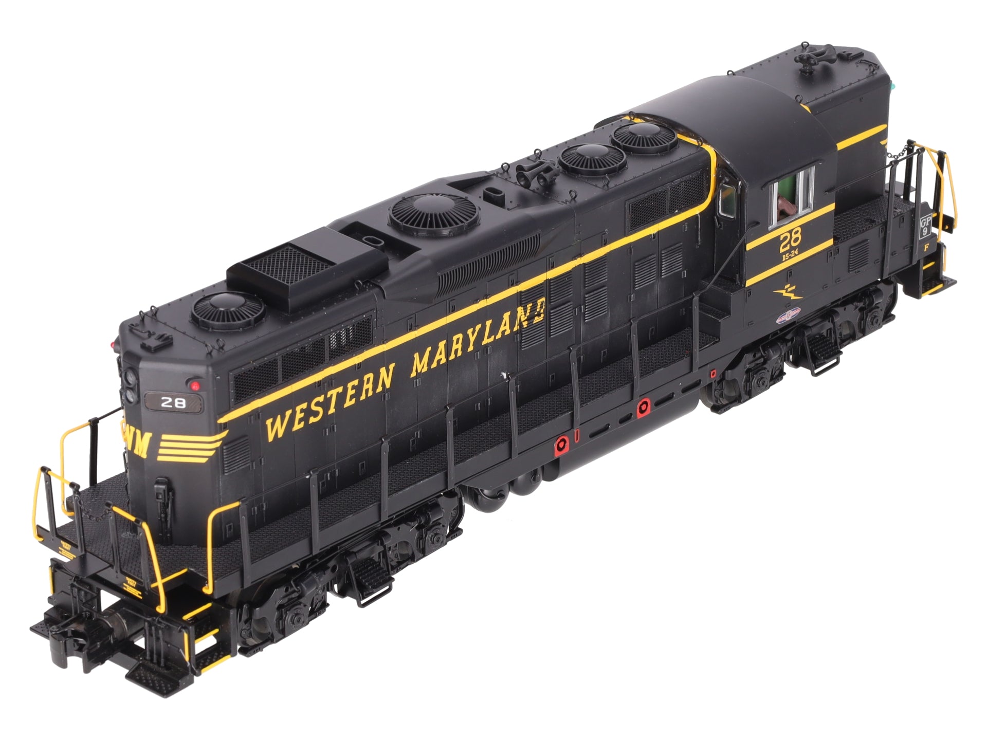 MTH 20-20205-1 O Gauge Western Maryland GP9 Diesel Engine w/PS3 #28