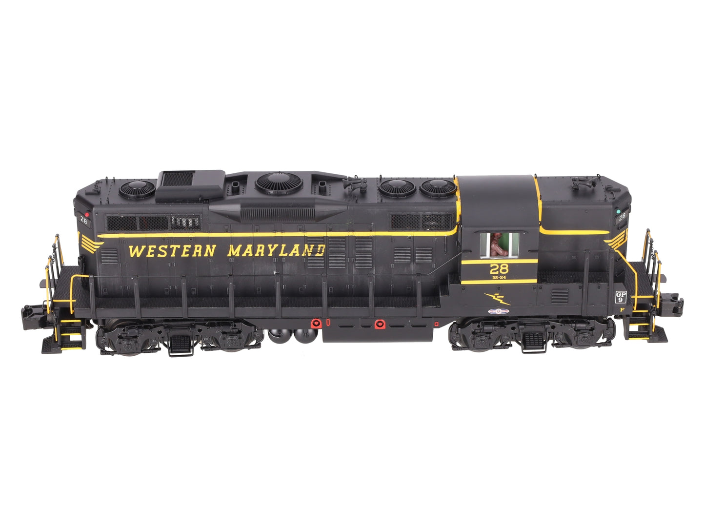 MTH 20-20205-1 O Gauge Western Maryland GP9 Diesel Engine w/PS3 #28