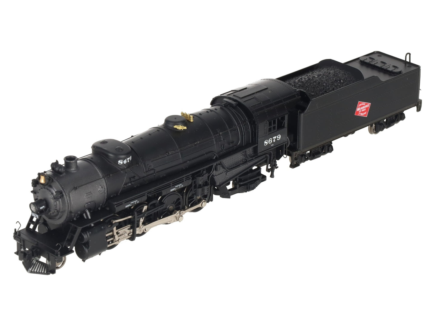 Broadway Limited 213 HO Scale Milwaukee Road L3A 2-8-2 #8679 EX/Box