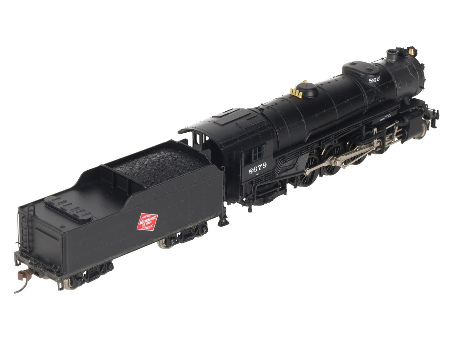 Broadway Limited 213 HO Scale Milwaukee Road L3A 2-8-2 #8679 EX/Box