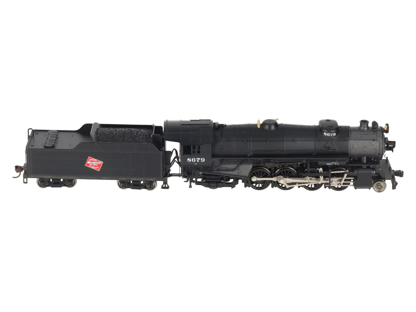 Broadway Limited 213 HO Scale Milwaukee Road L3A 2-8-2 #8679 EX/Box