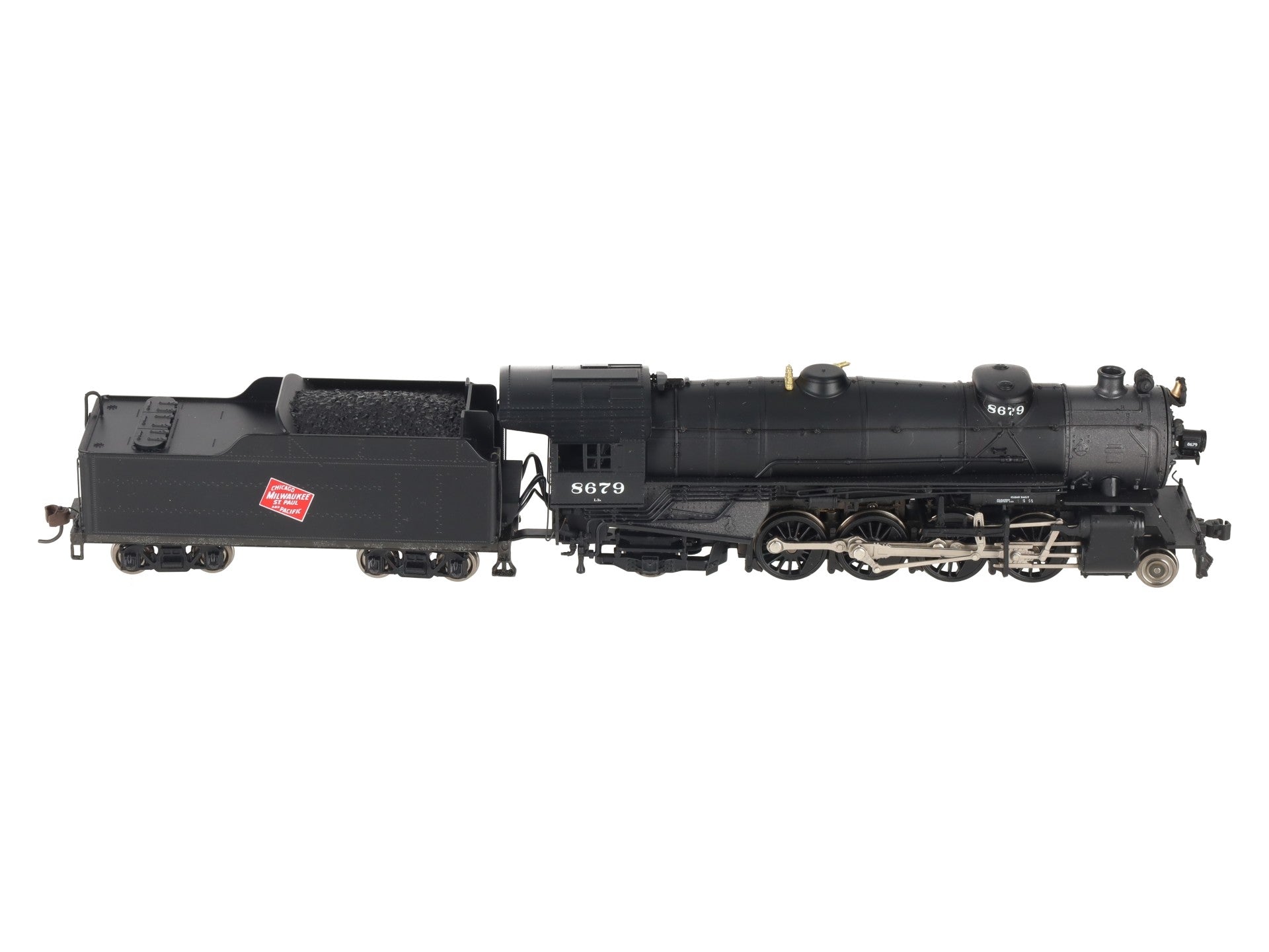 Broadway Limited 213 HO Scale Milwaukee Road L3A 2-8-2 #8679 EX/Box