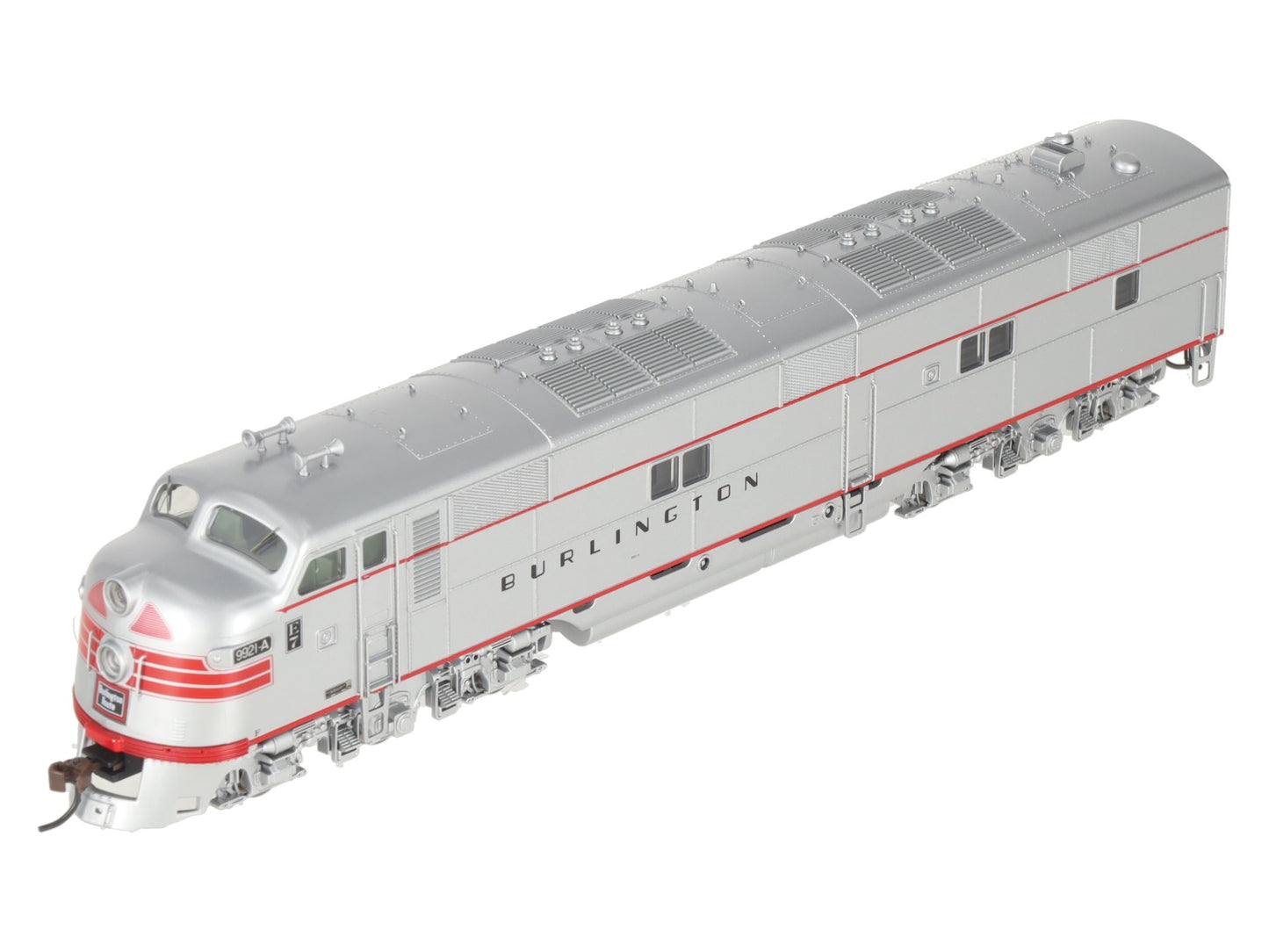 Broadway Limited 737 HO Scale CB&Q Red Stripe E-7 Powered A Unit #9921A w/DCC EX