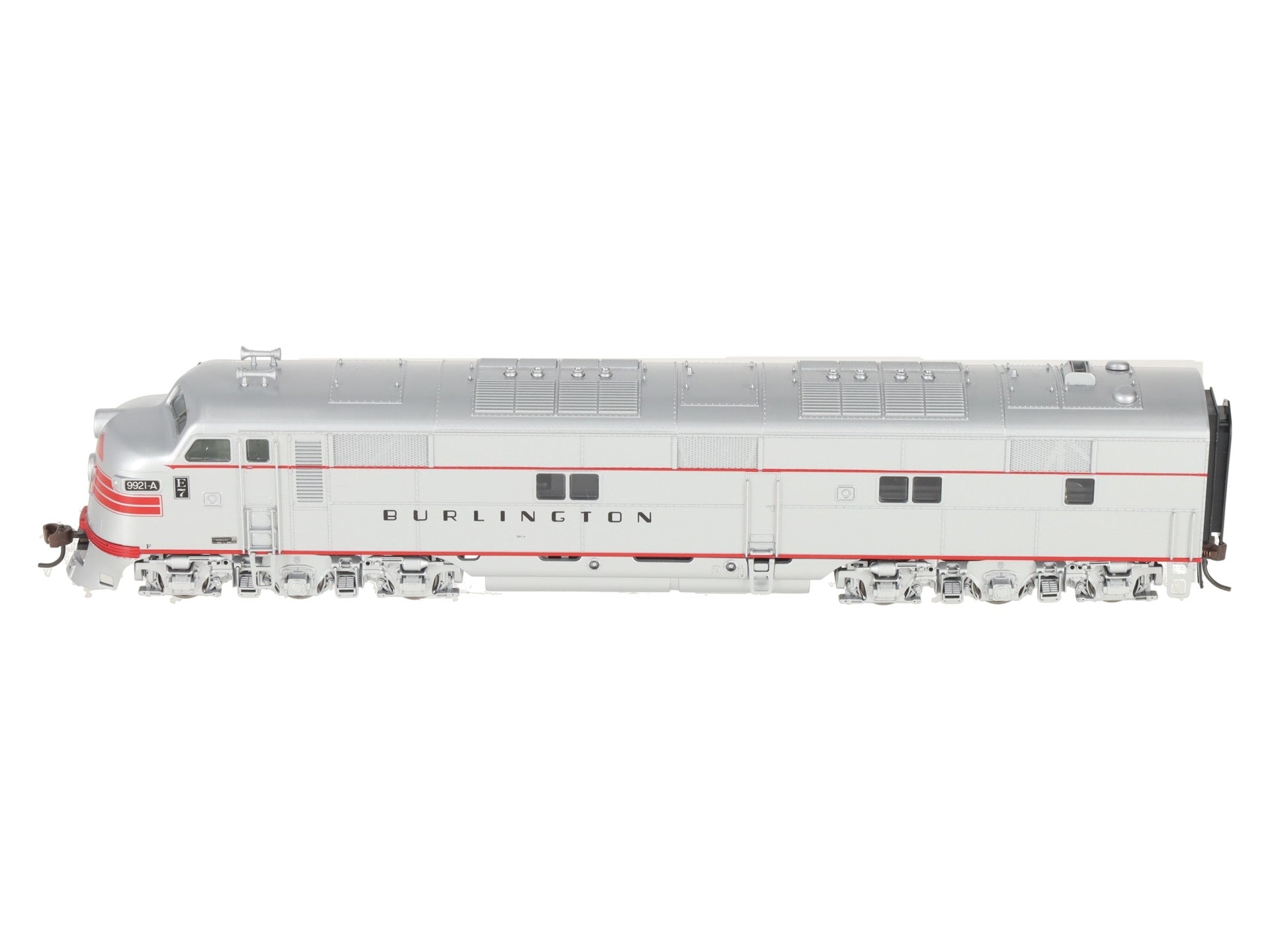 Broadway Limited 737 HO Scale CB&Q Red Stripe E-7 Powered A Unit #9921A w/DCC EX