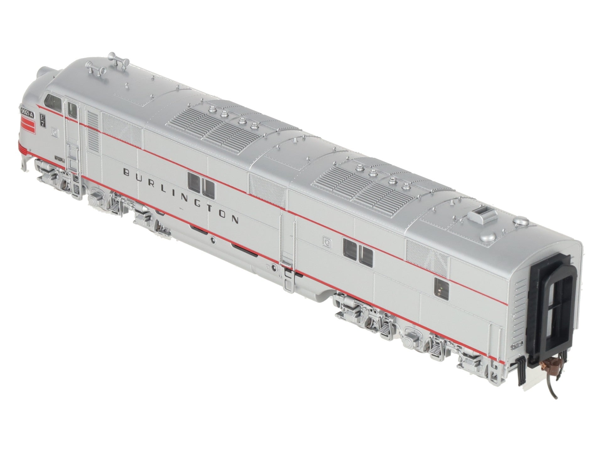 Broadway Limited 737 HO Scale CB&Q Red Stripe E-7 Powered A Unit #9921A w/DCC EX