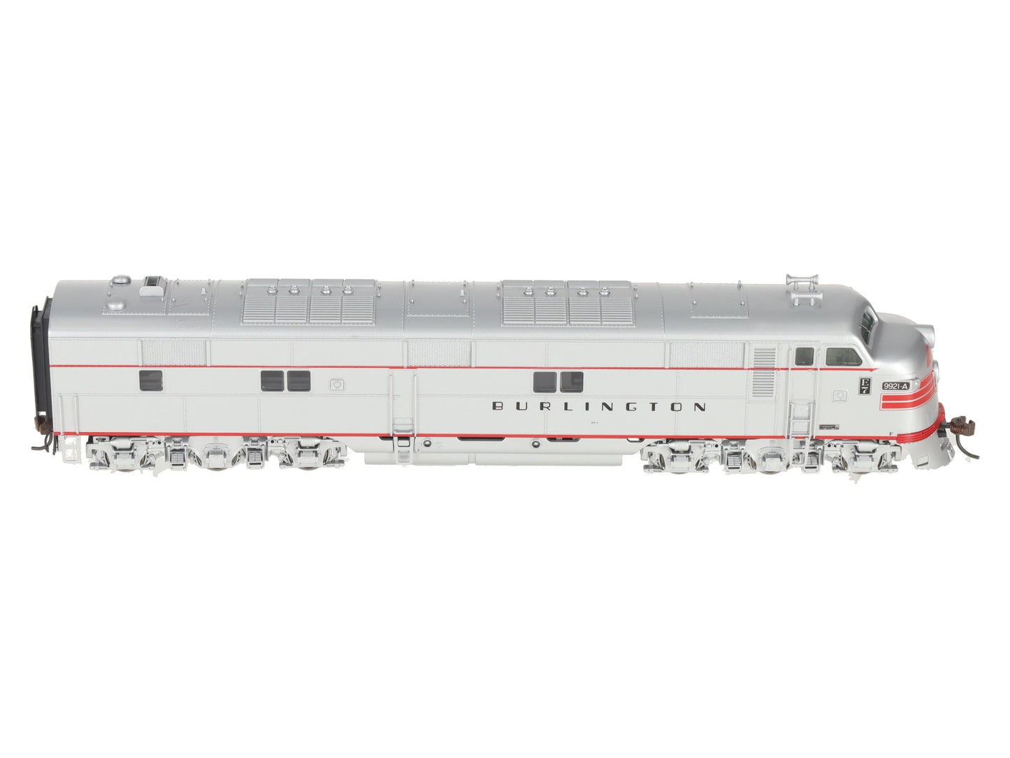 Broadway Limited 737 HO Scale CB&Q Red Stripe E-7 Powered A Unit #9921A w/DCC EX