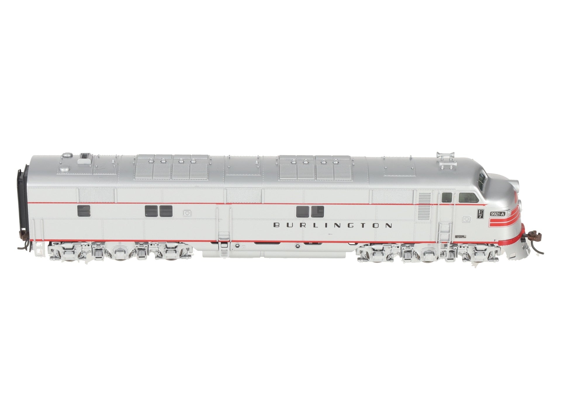 Broadway Limited 737 HO Scale CB&Q Red Stripe E-7 Powered A Unit #9921A w/DCC EX