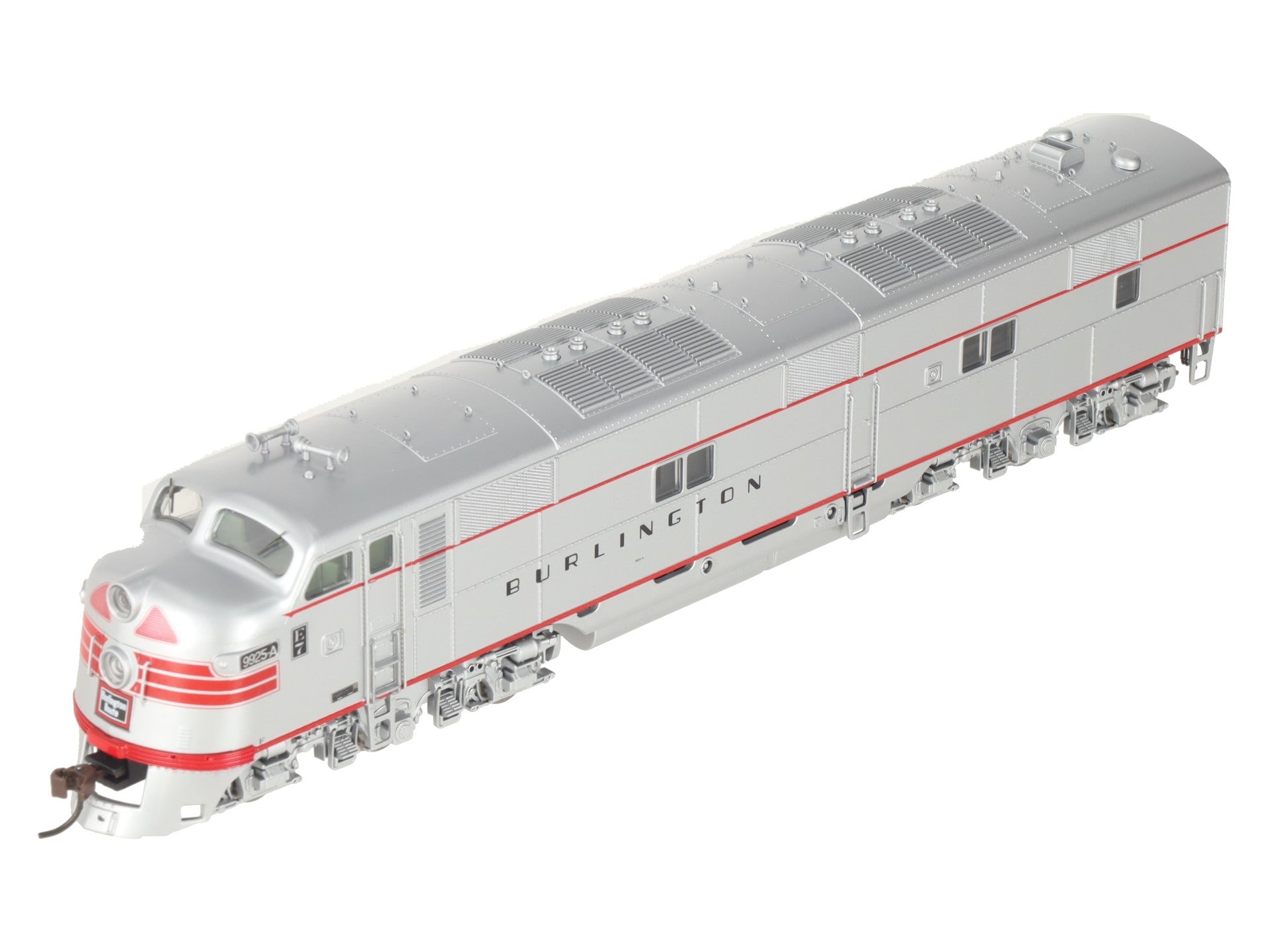 Broadway Limited 738 HO Scale CB&Q Red Stripe E-7 Pwr A Unit #9925A LN