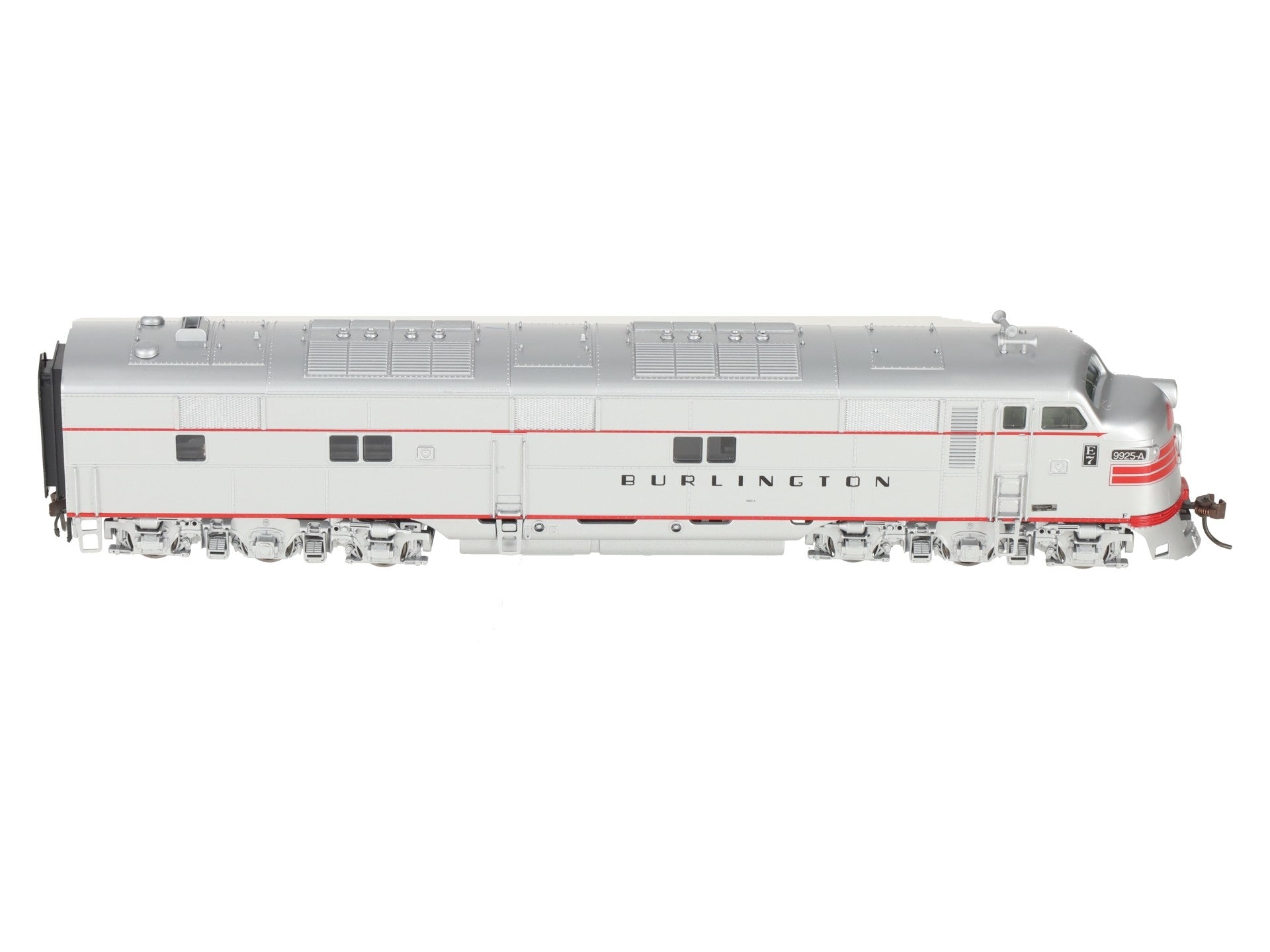 Broadway Limited 738 HO Scale CB&Q Red Stripe E-7 Pwr A Unit #9925A LN