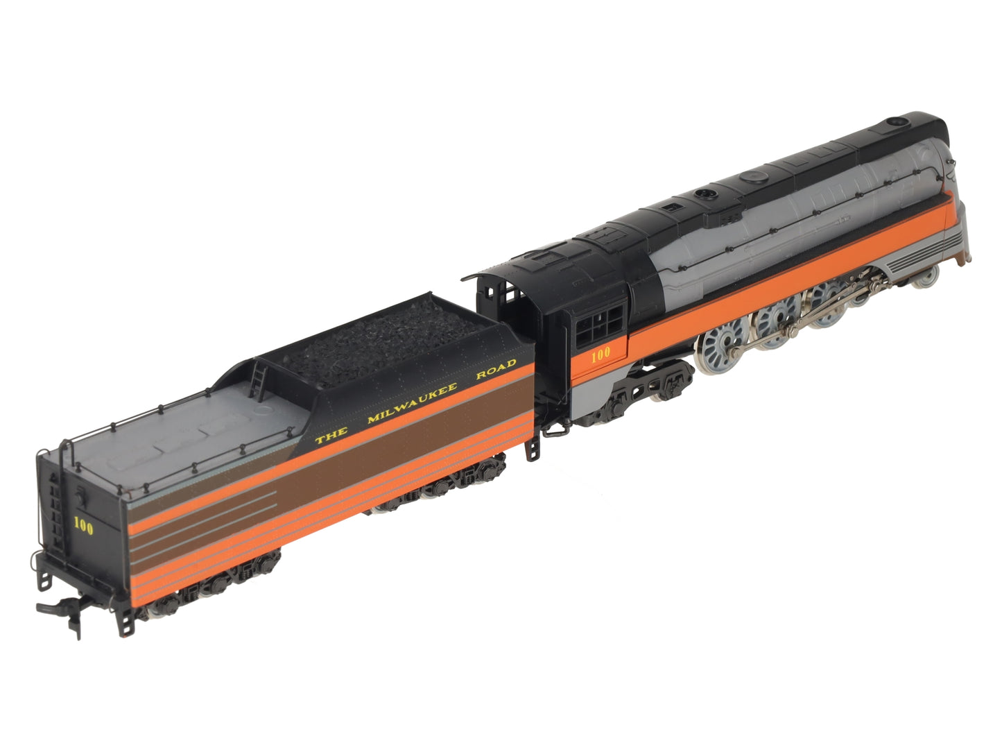 Rivarossi 1580 HO Milwaukee Road 4-6-4 Hudson Steam Locomotive and Tender EX/Box
