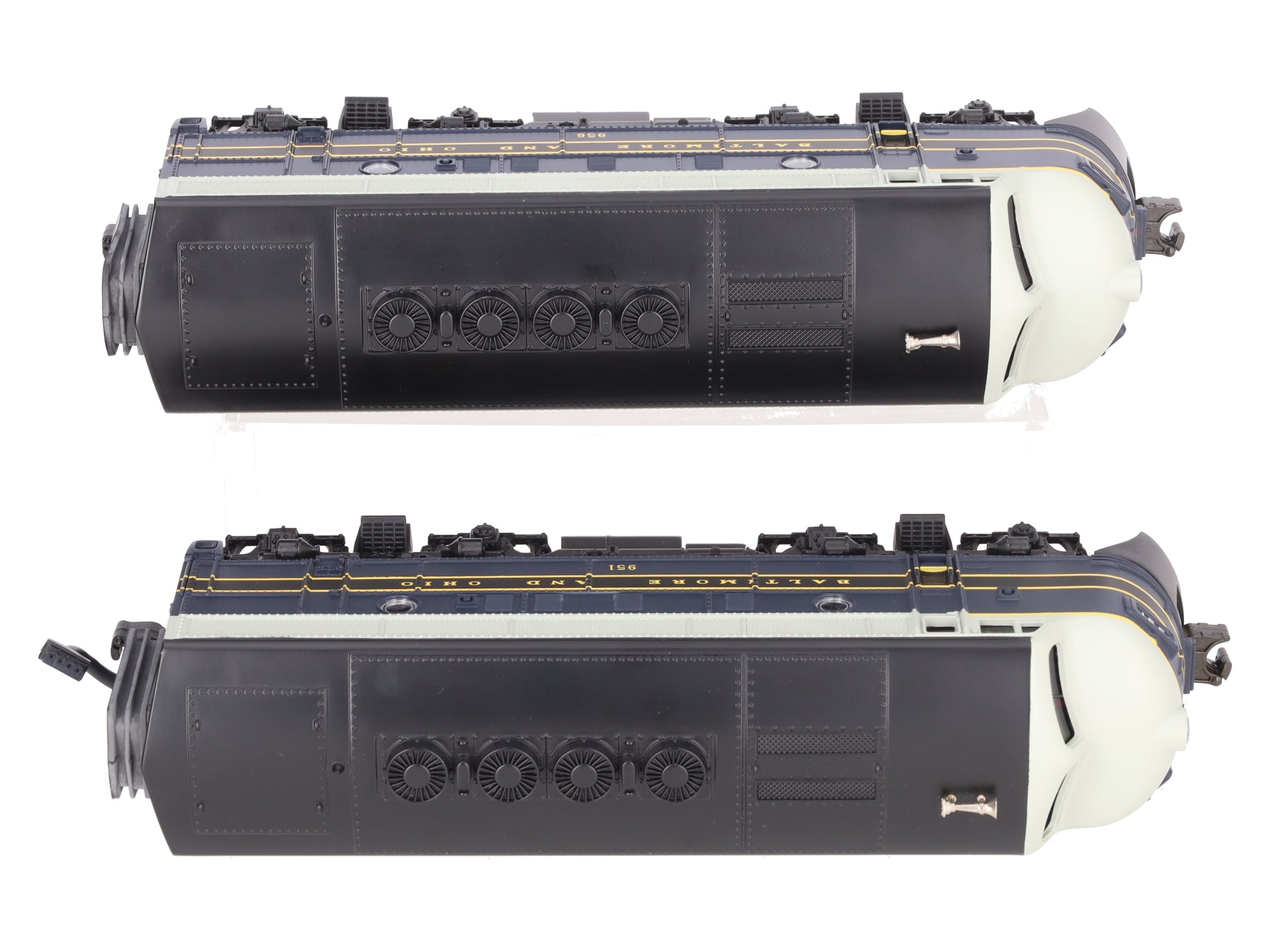 MTH 30-2143-1 O Gauge B&O F-3 AA Diesel Engine Set w/PS1 #951/956 EX/Box