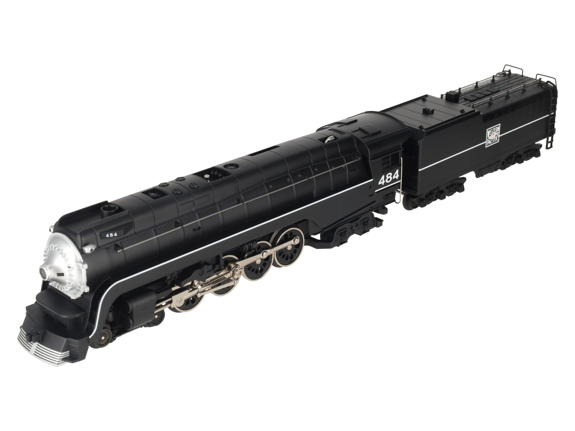 MTH 30-1185-1 O Western Pacific 4-8-4 GS-2 Northern Steam Locomotive #484 w/PS2 EX/Box