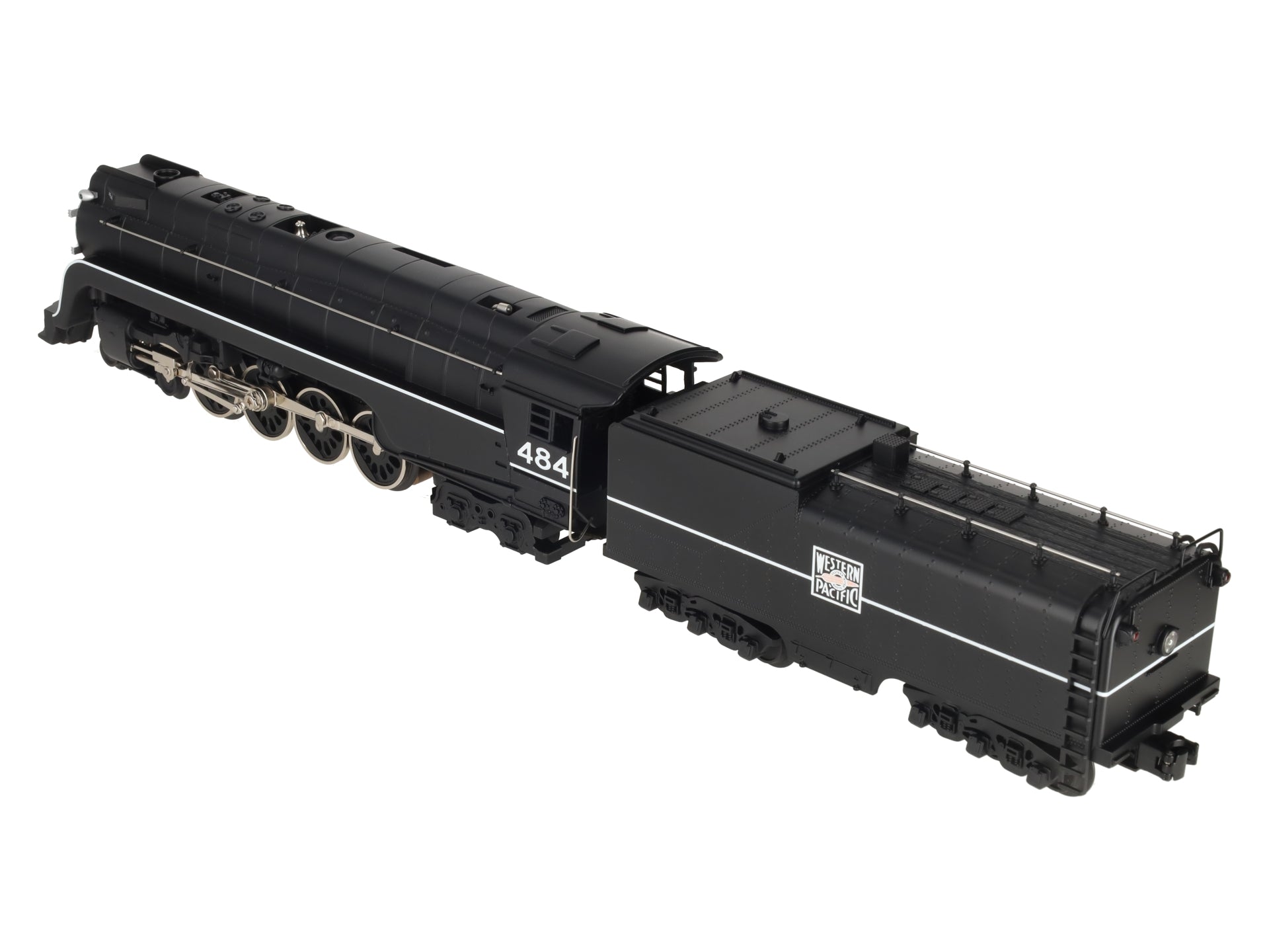 MTH 30-1185-1 O Western Pacific 4-8-4 GS-2 Northern Steam Locomotive #484 w/PS2 EX/Box
