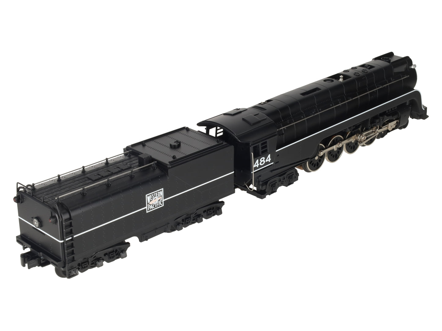 MTH 30-1185-1 O Western Pacific 4-8-4 GS-2 Northern Steam Locomotive #484 w/PS2 EX/Box
