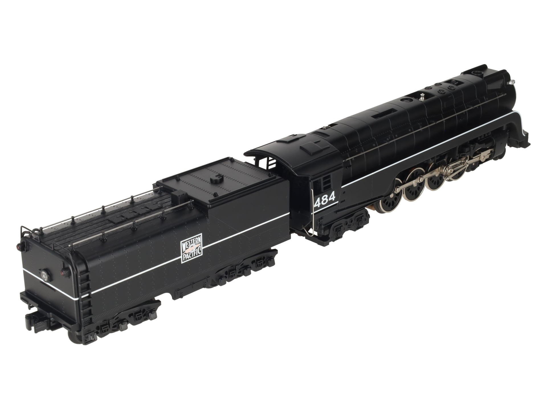 MTH 30-1185-1 O Western Pacific 4-8-4 GS-2 Northern Steam Locomotive #484 w/PS2 EX/Box