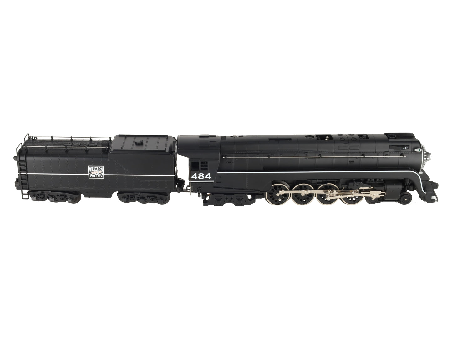 MTH 30-1185-1 O Western Pacific 4-8-4 GS-2 Northern Steam Locomotive #484 w/PS2 EX/Box