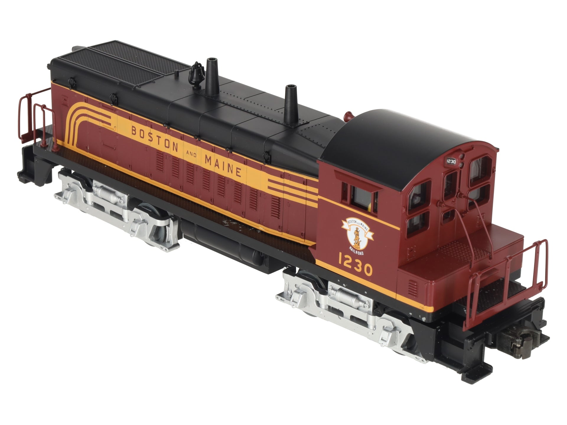 MTH 30-2179-1 O Gauge Boston & Maine SW-9 Diesel Switcher w/PS1 #1230 EX/Box