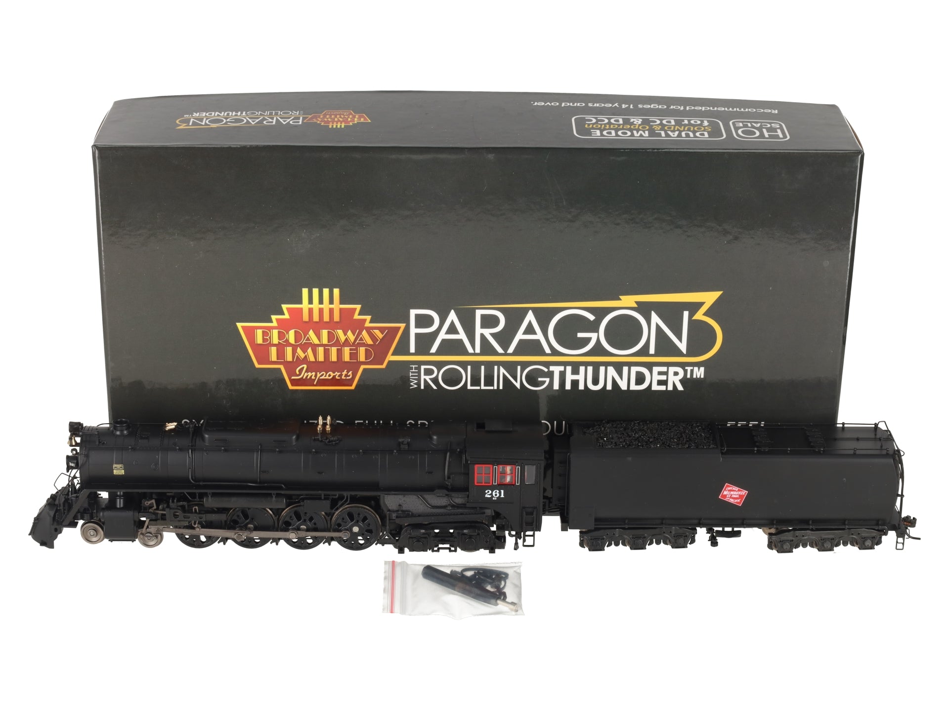 Broadway Limited 2592 HO Milwaukee Road Class S-3 4-8-4 Paragon3™ #261 w/ DC/DCC EX/Box