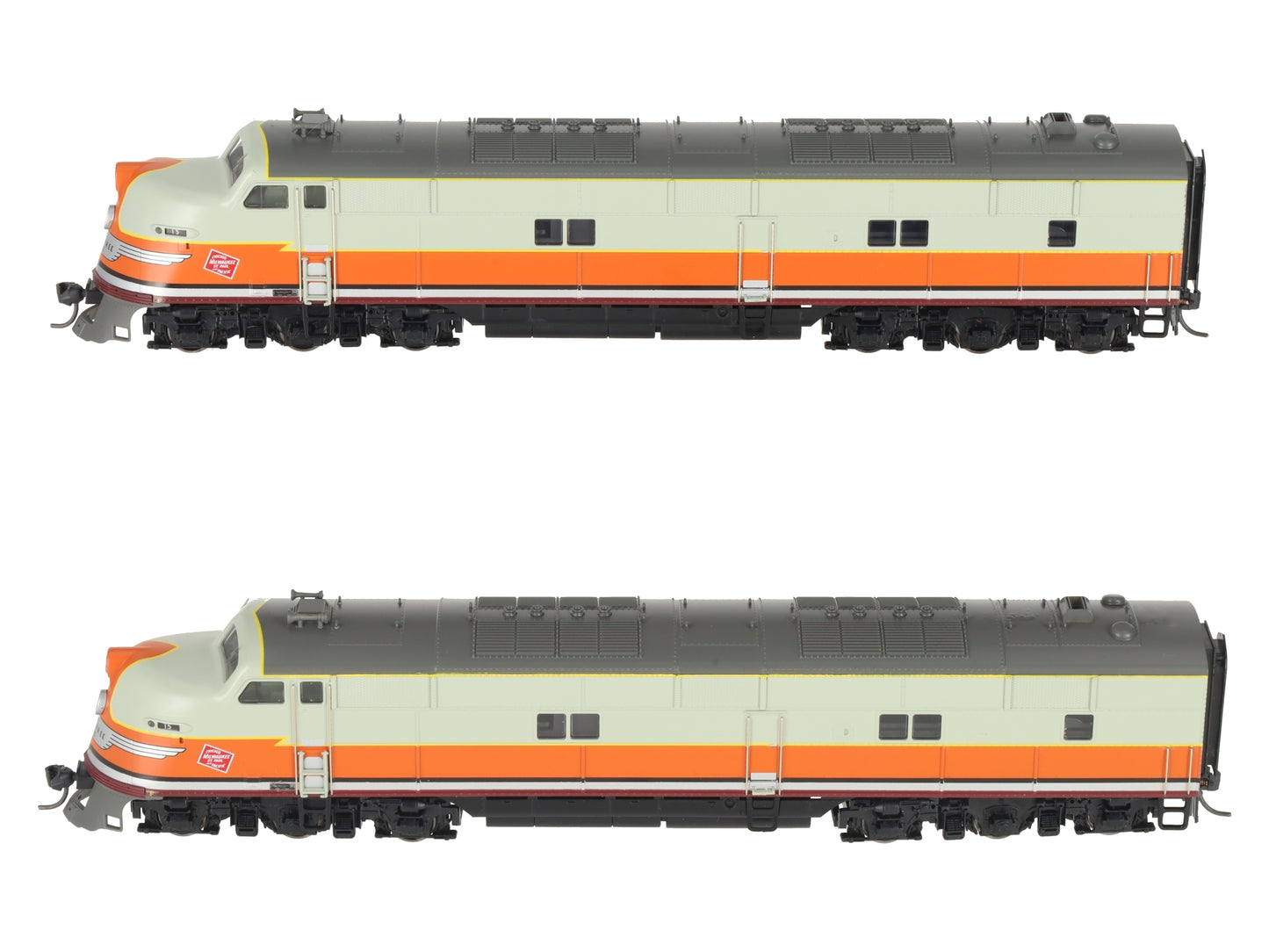 Broadway Limited 775 HO Chicago Milwaukee St Paul & Pacific E6 A-A Set #15A 15B LN/Box