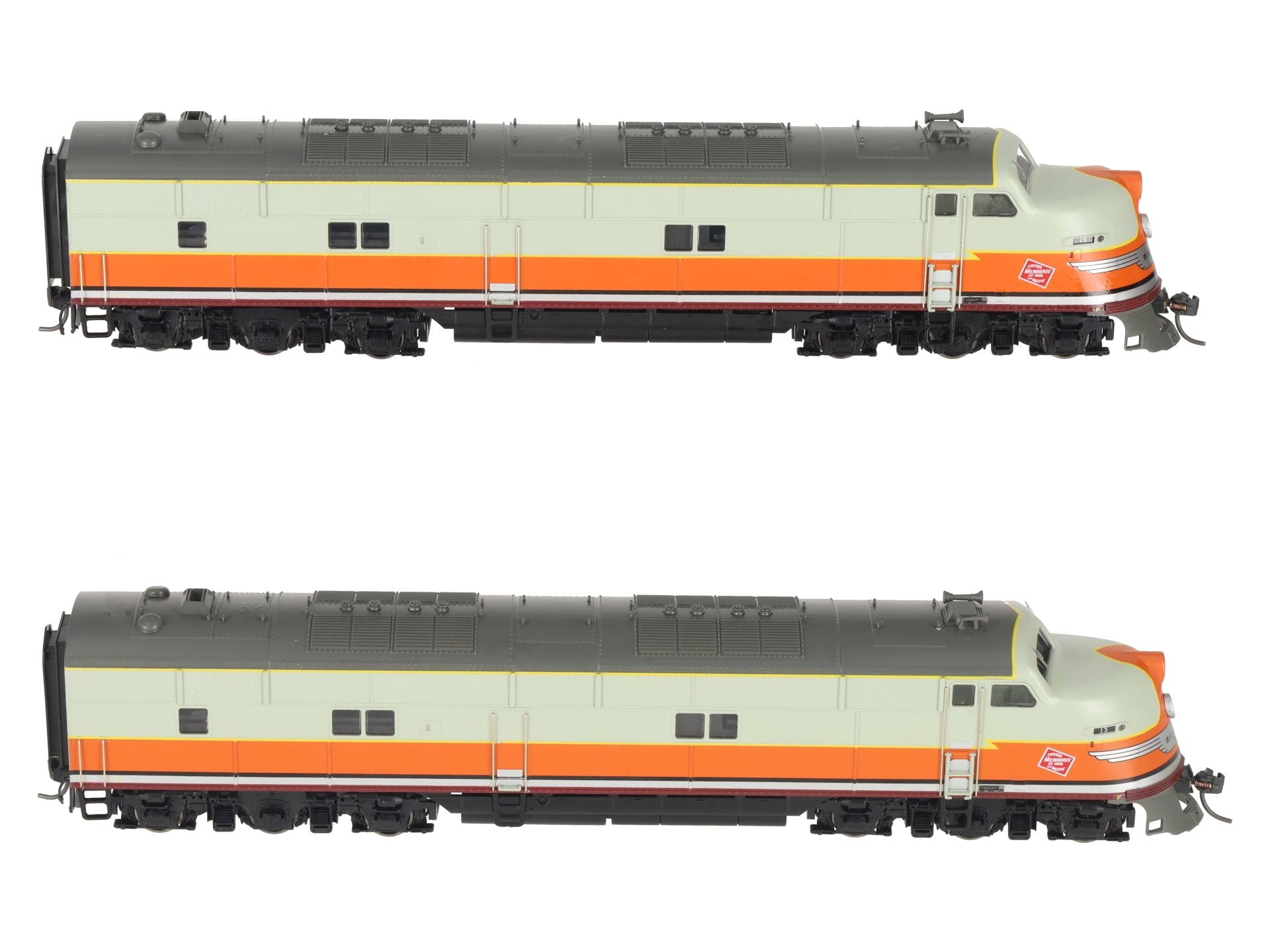Broadway Limited 775 HO Chicago Milwaukee St Paul & Pacific E6 A-A Set #15A 15B LN/Box