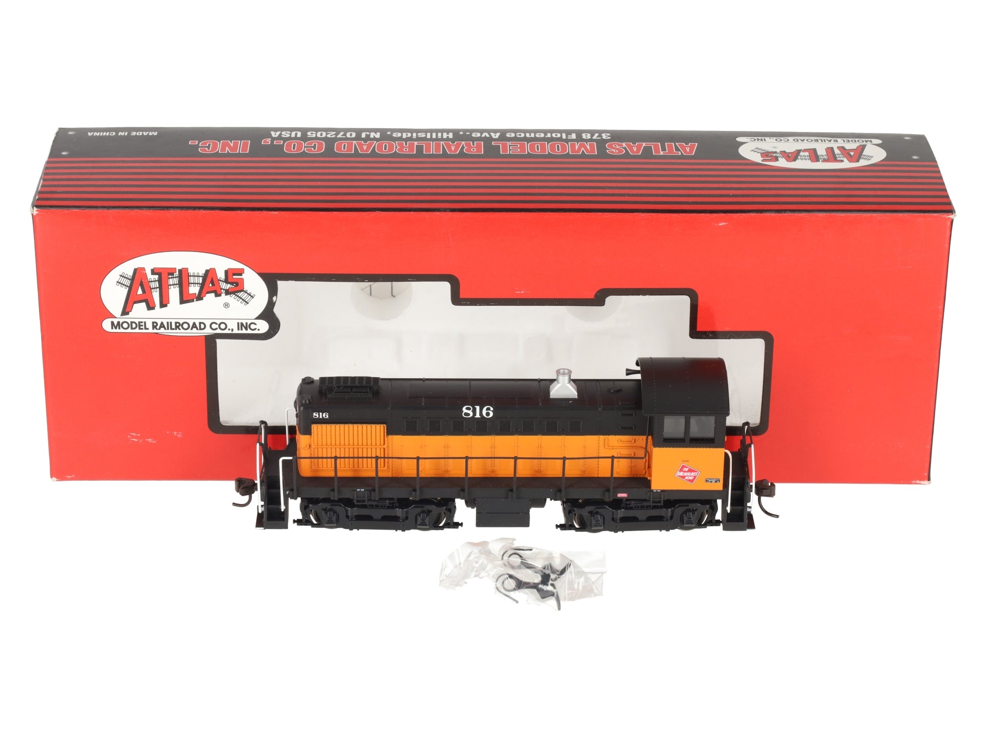 Atlas 8756 HO Chicago Milwaukee St Paul & Pacific Alco S-4 Locomotive #816 EX/Box