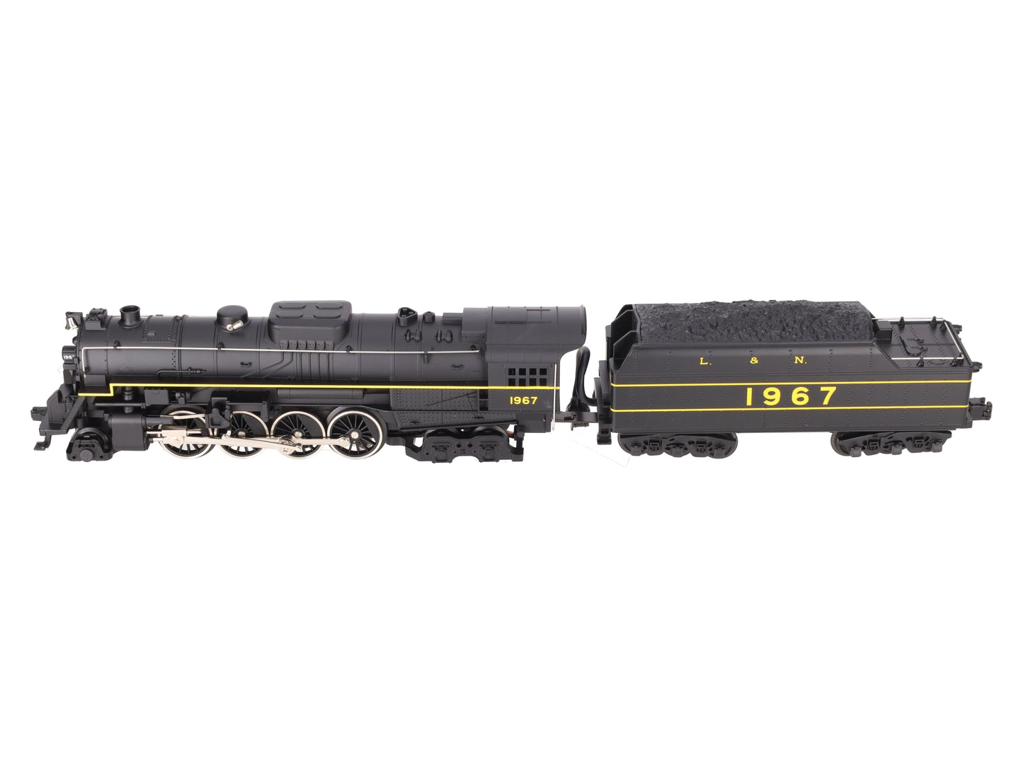 MTH 30-1178-1 O Gauge L&N 2-8-4 Berkshire Steam Locomotive w/PS2 #1967 EX/Box