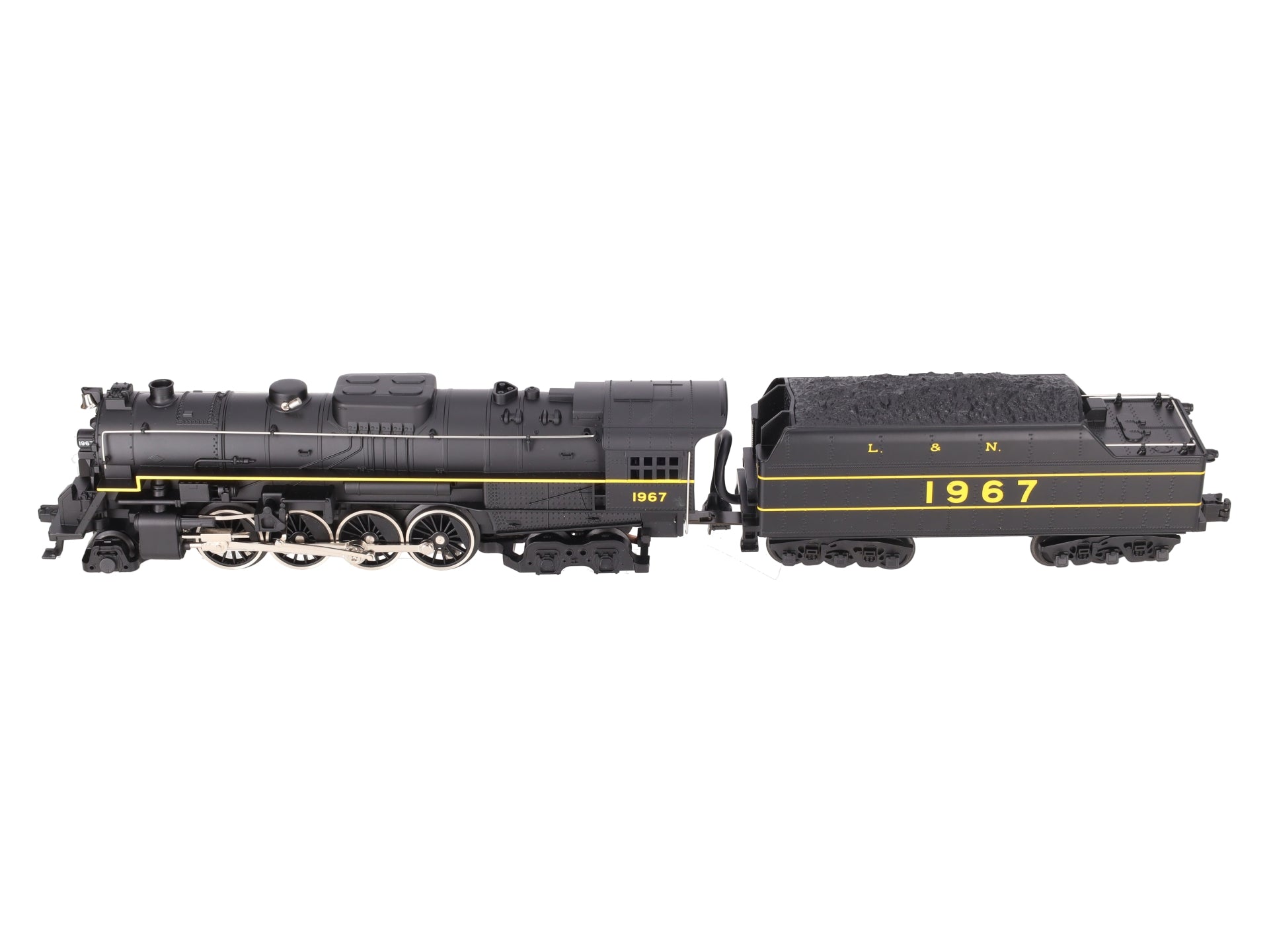 MTH 30-1178-1 O Gauge L&N 2-8-4 Berkshire Steam Locomotive w/PS2 #1967 EX/Box