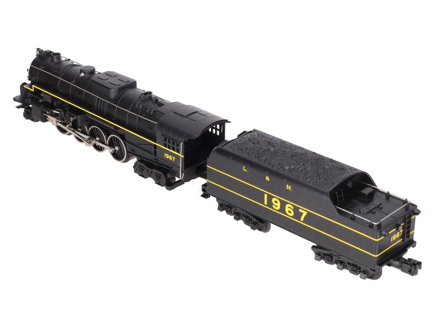 MTH 30-1178-1 O Gauge L&N 2-8-4 Berkshire Steam Locomotive w/PS2 #1967 EX/Box