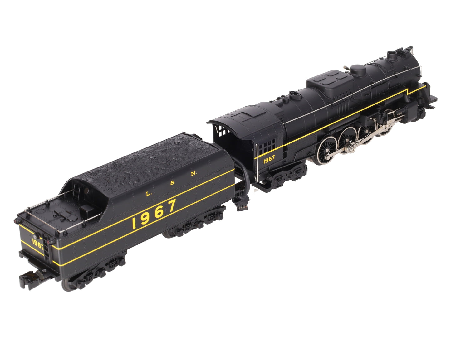 MTH 30-1178-1 O Gauge L&N 2-8-4 Berkshire Steam Locomotive w/PS2 #1967 EX/Box