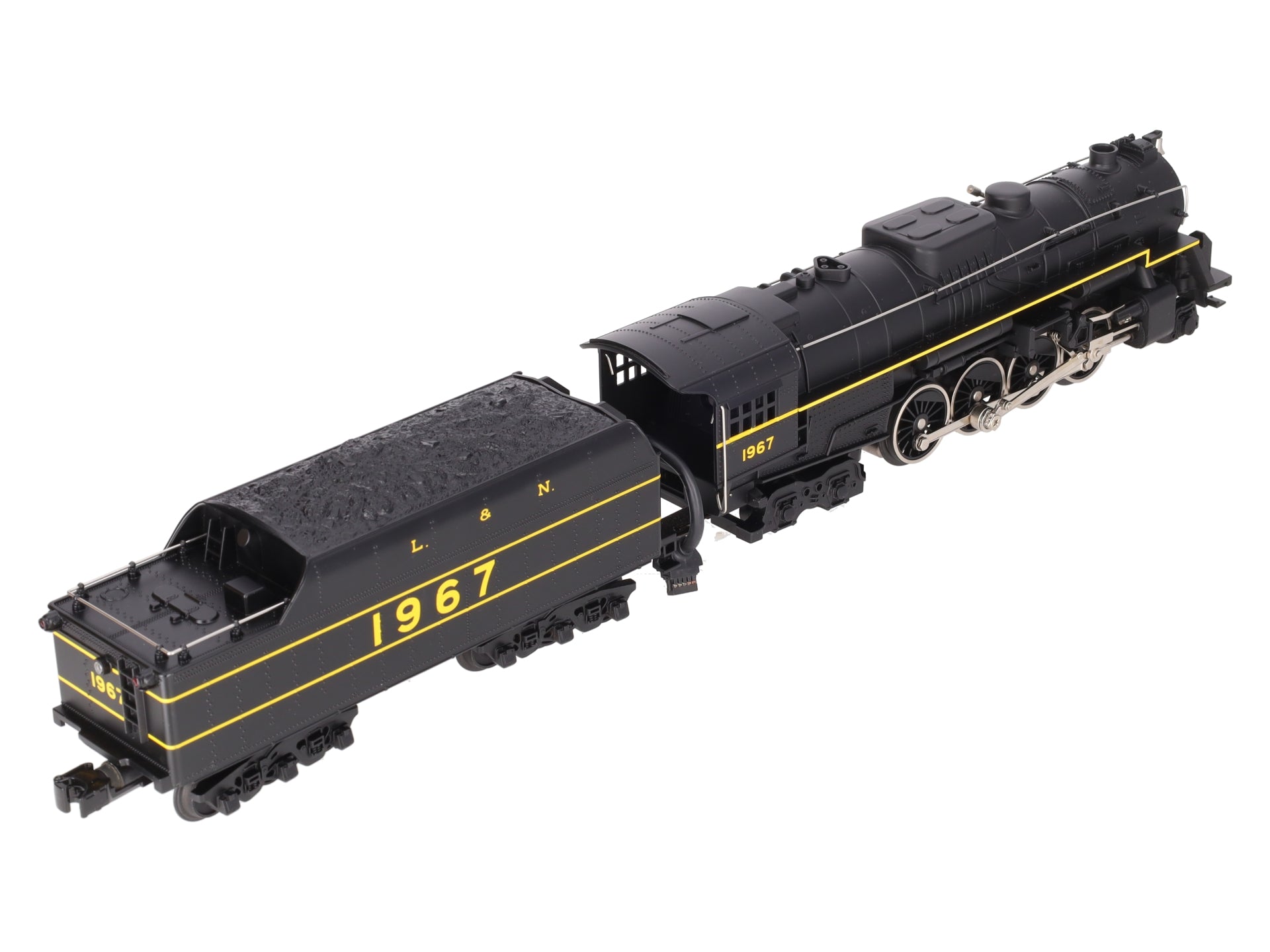 MTH 30-1178-1 O Gauge L&N 2-8-4 Berkshire Steam Locomotive w/PS2 #1967 EX/Box